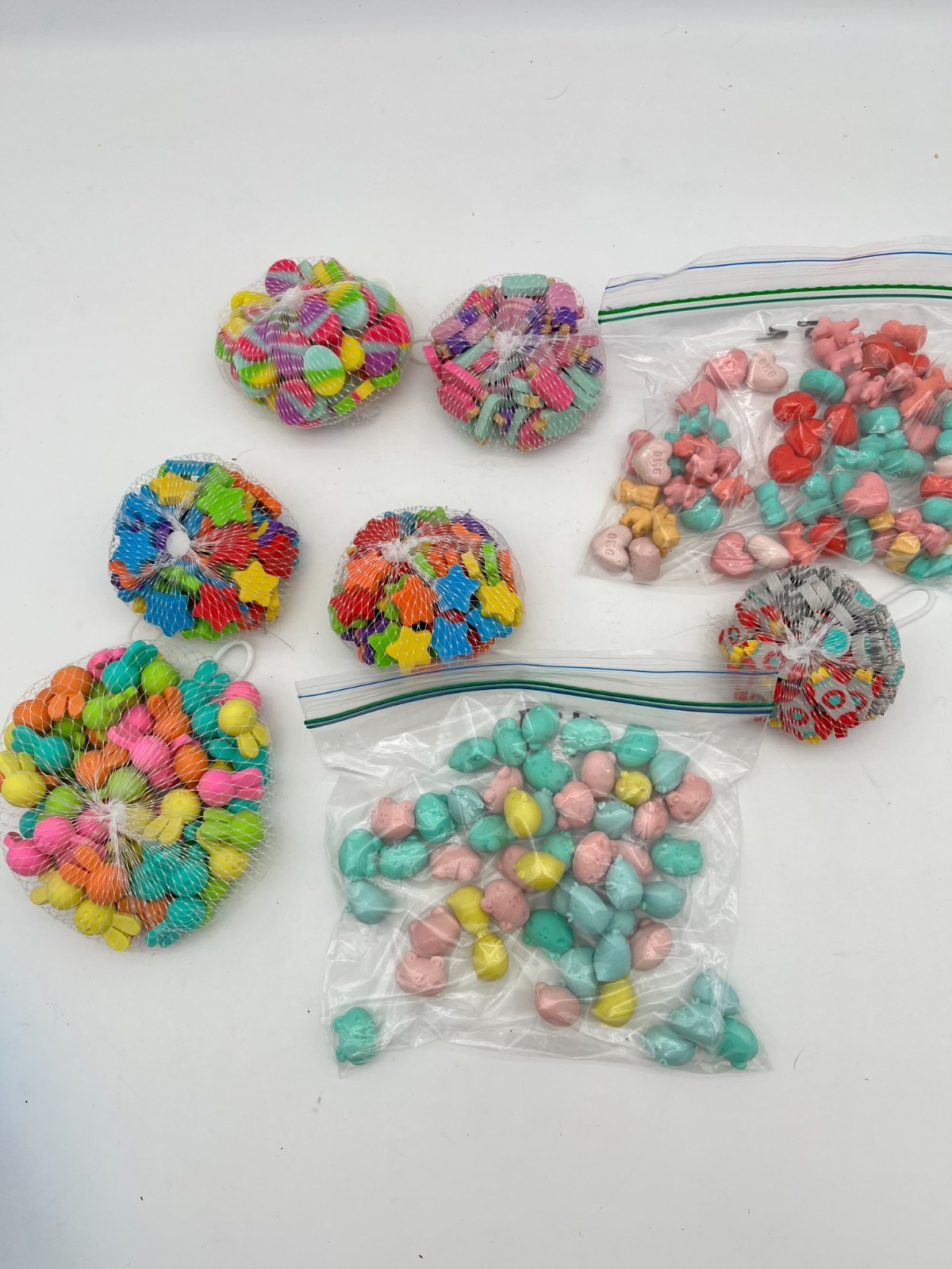 467 Pc Mini 3D Animal Puzzle Erasers Bulk Lot Kids Party Favors Classroom Reward