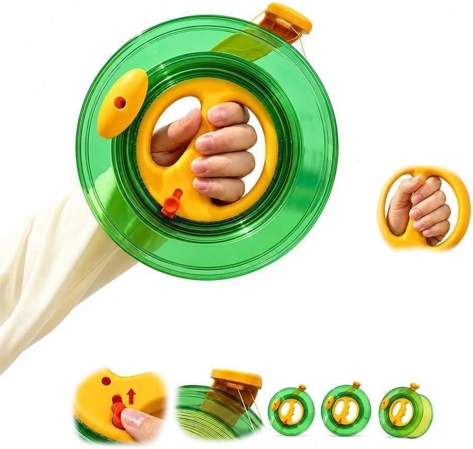 Ergonomic Kite Line Winder with Lock Reel Grips String Winding Tool