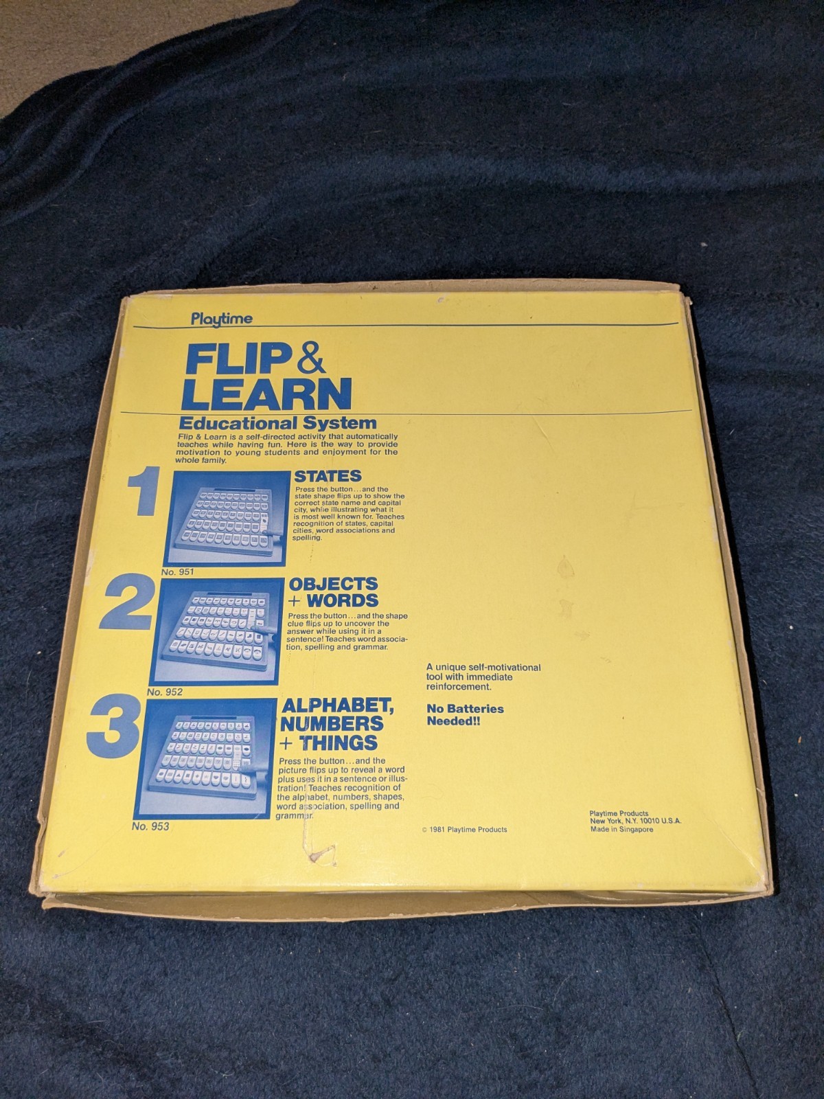 Playtime Vintage United States and Capitol Flip & Learn Homeschool Interactive