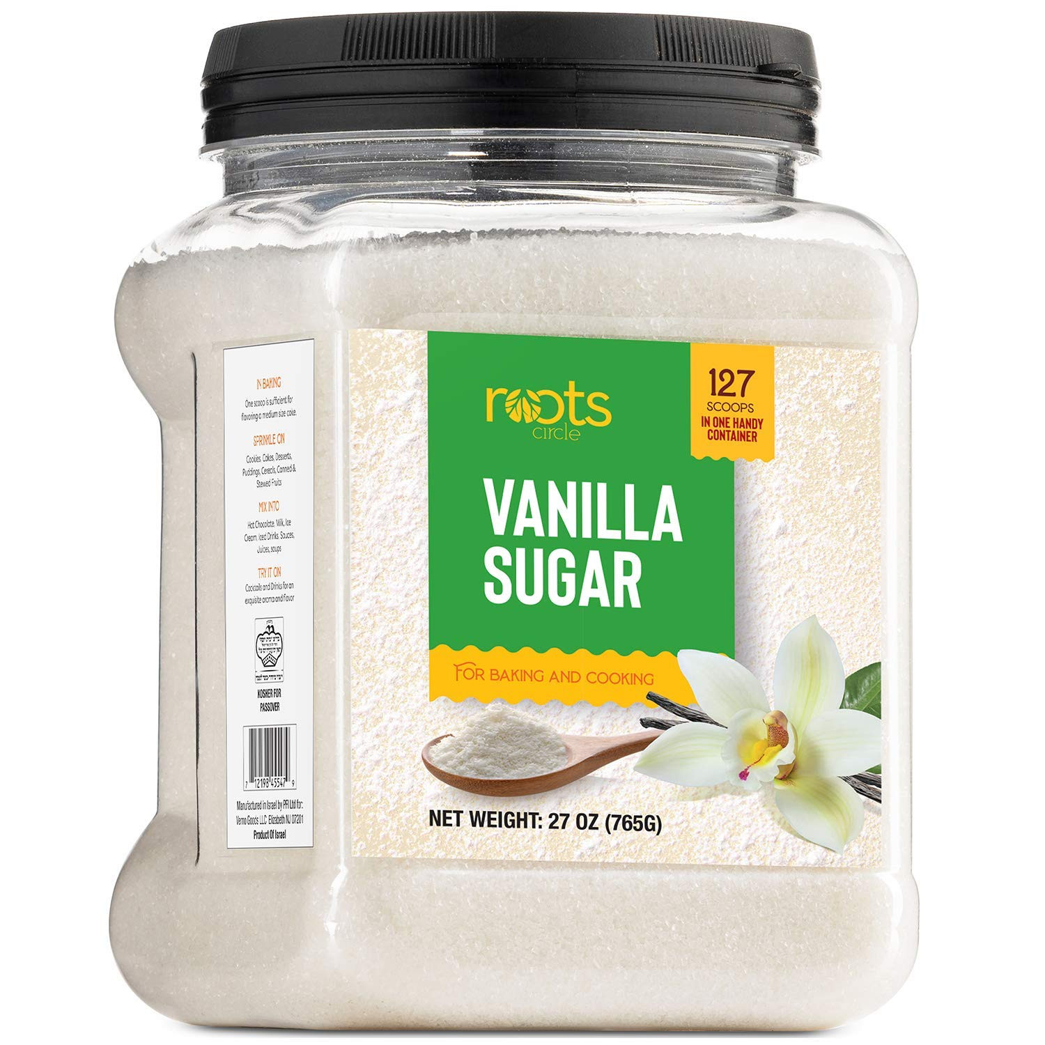 Vanilla Sugar for Baking | for Chefs, Home Cooking, Coffee, Cocktails, Cakes, Cr