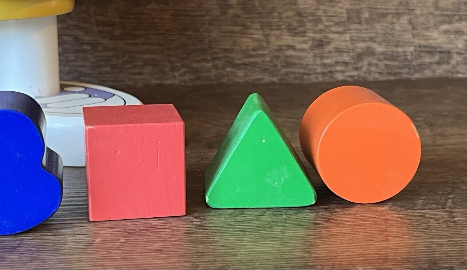 Crayola Learning Tower ABCs 123s Shapes Sorter Toy Colorful Wooden Pieces RARE