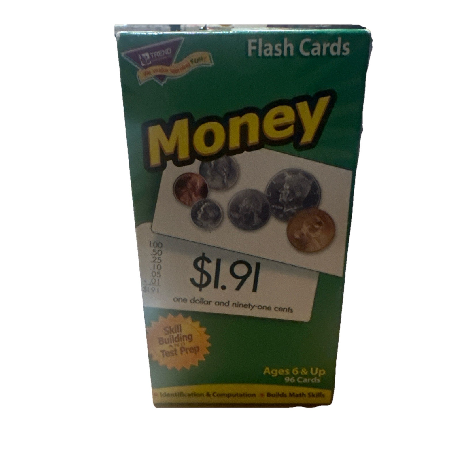 Trend Entertainment Money Flash Cards Ages 6 & Up – 96 Cards