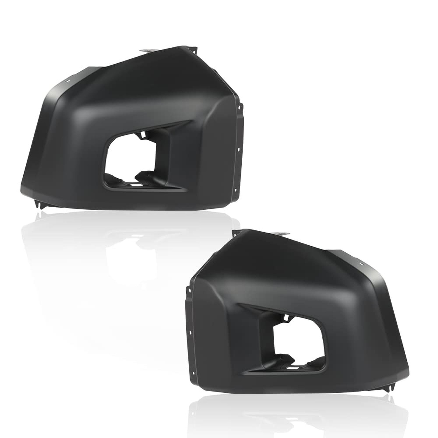 PIT66 Front Bumper End Cap Left and Right Plastic w/o Sensor Holes Compatible…