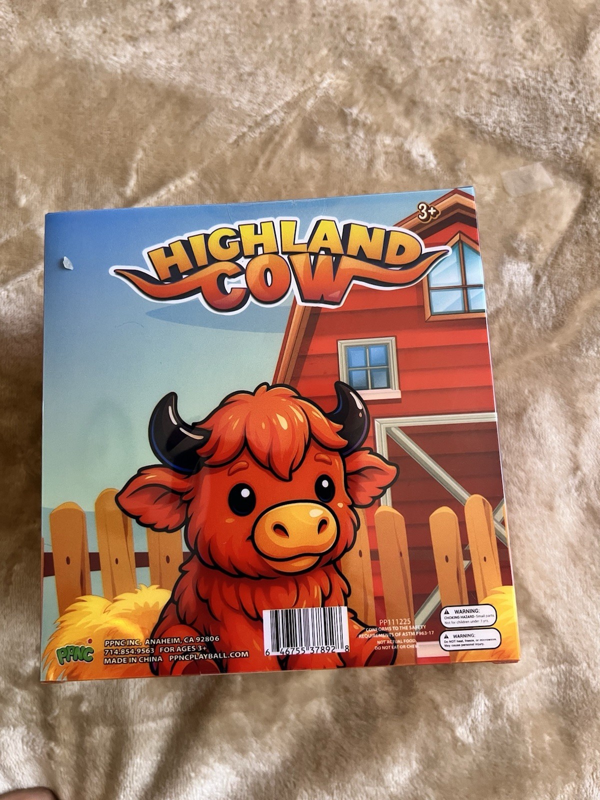 PPNC Highland Cow Squishy Squeeze Toy