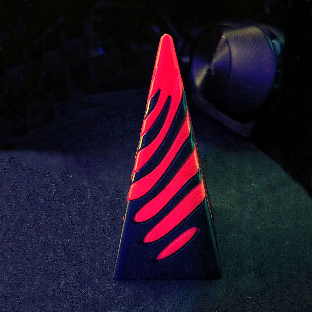 3D Impossible Pyramid Passthrough Sculpture Ancient Art Building Model ET