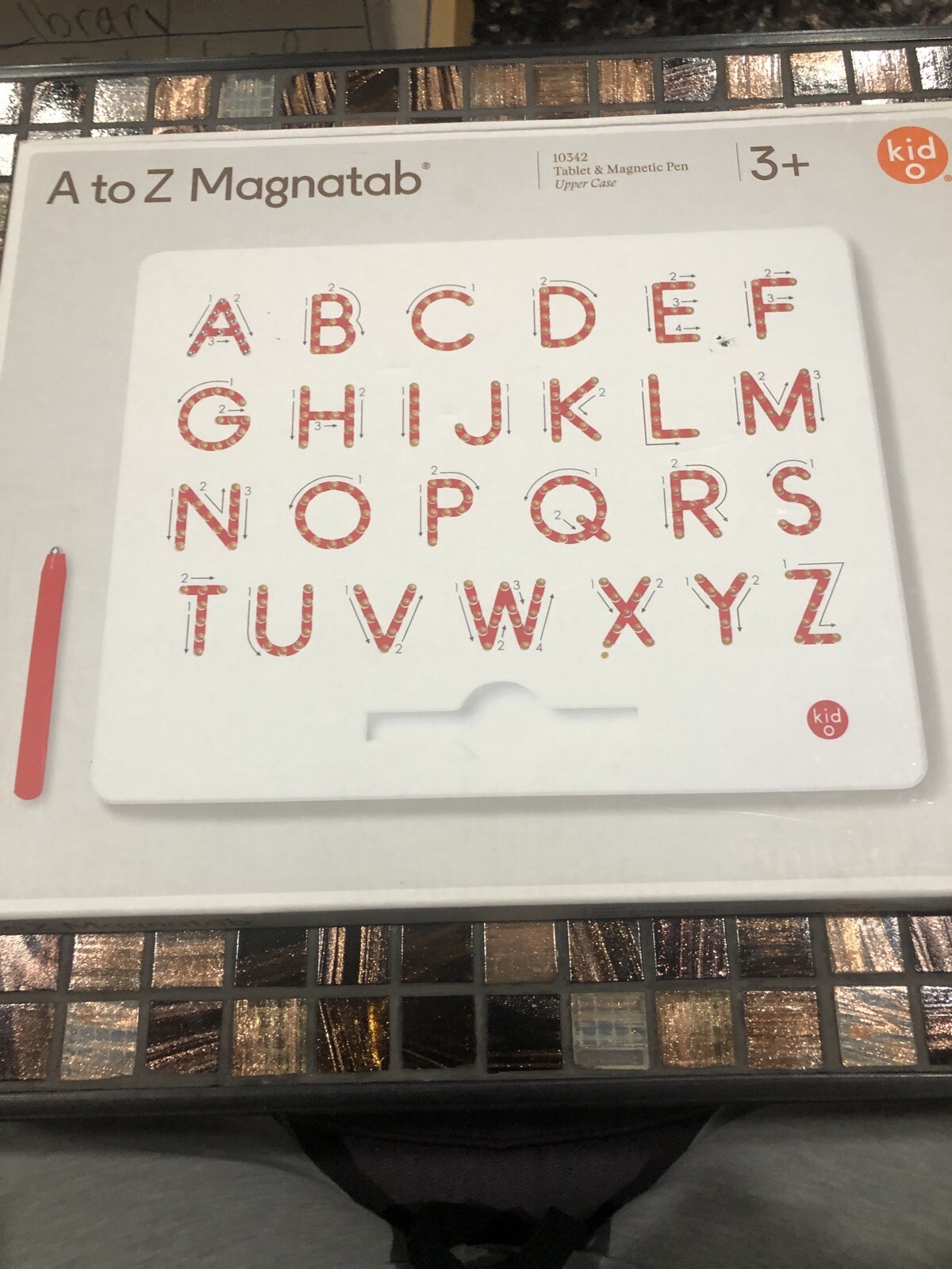 Kid O ~ Magnatab A To Z Upper Case Letters Learning Slate BRAND NEW