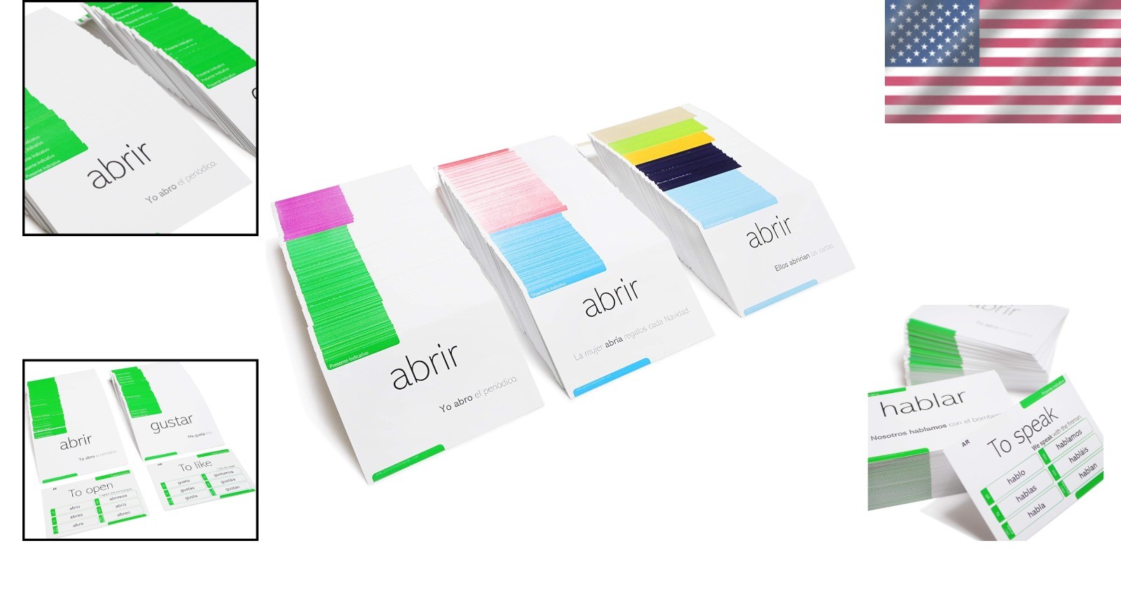 Enhance Your Spanish with 800 Conjugation Cards: 200 Key Verbs in 9 Tenses