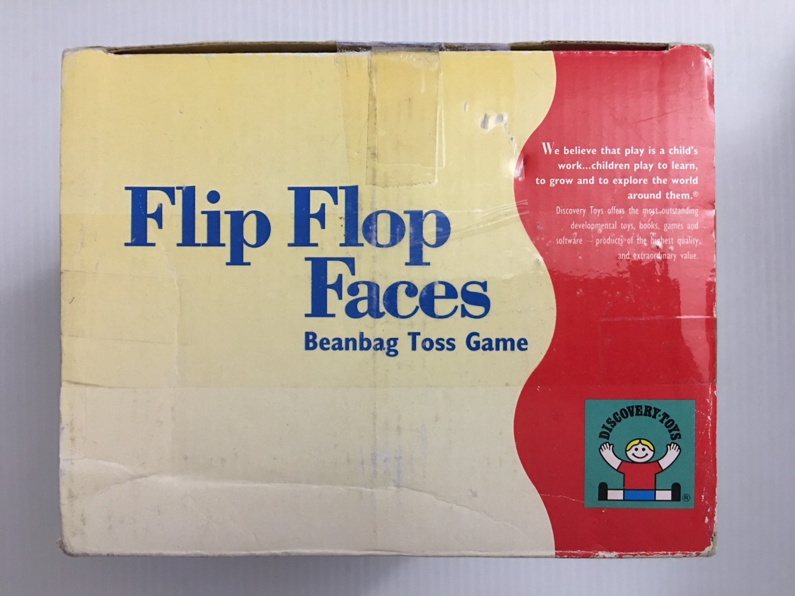 Flip Flop Faces Vintage Game 2000 Beanbag Toss Discovery Toys Feelings Emotions