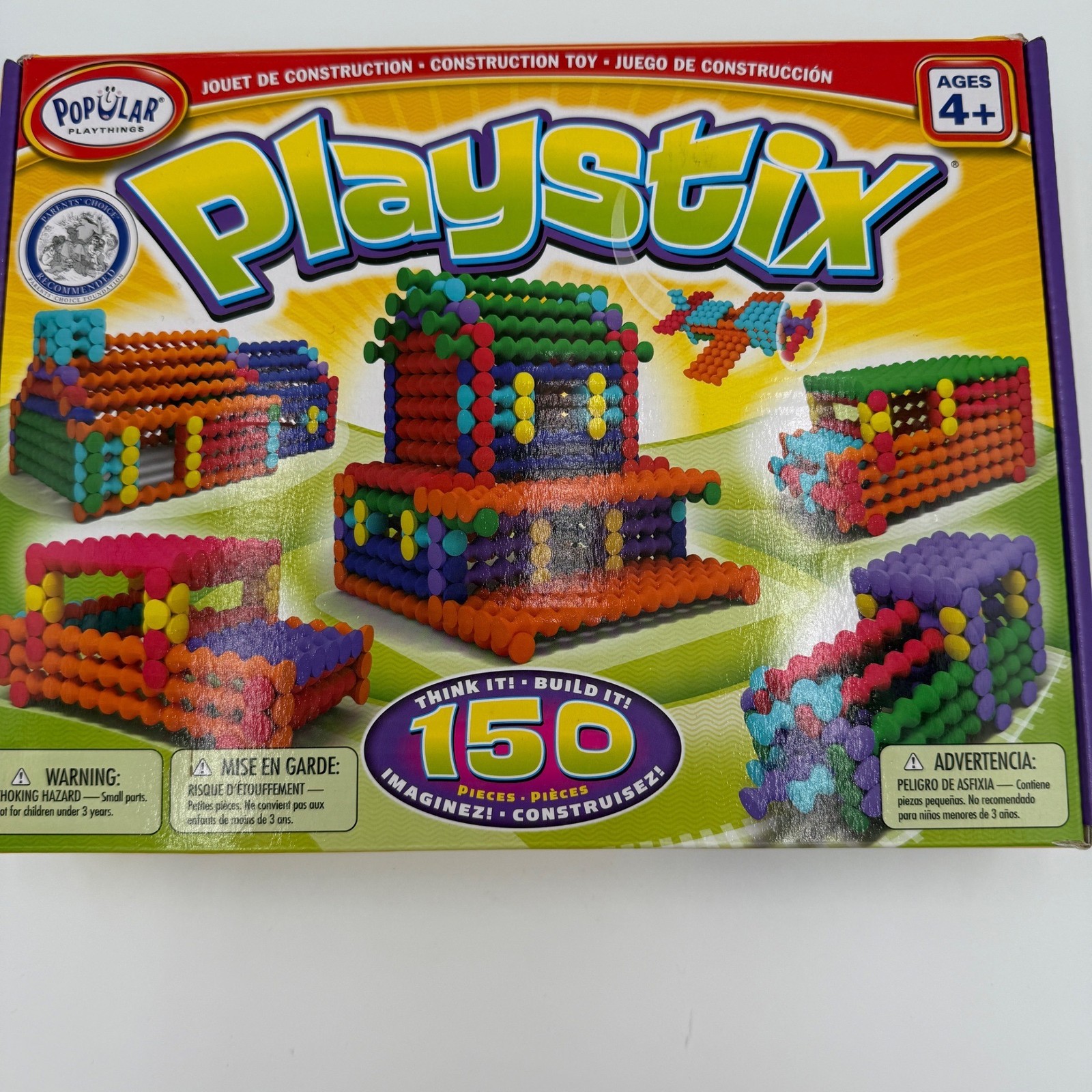Popular Playthings Playstix 150-Piece Set Ages 4+ Full Set
