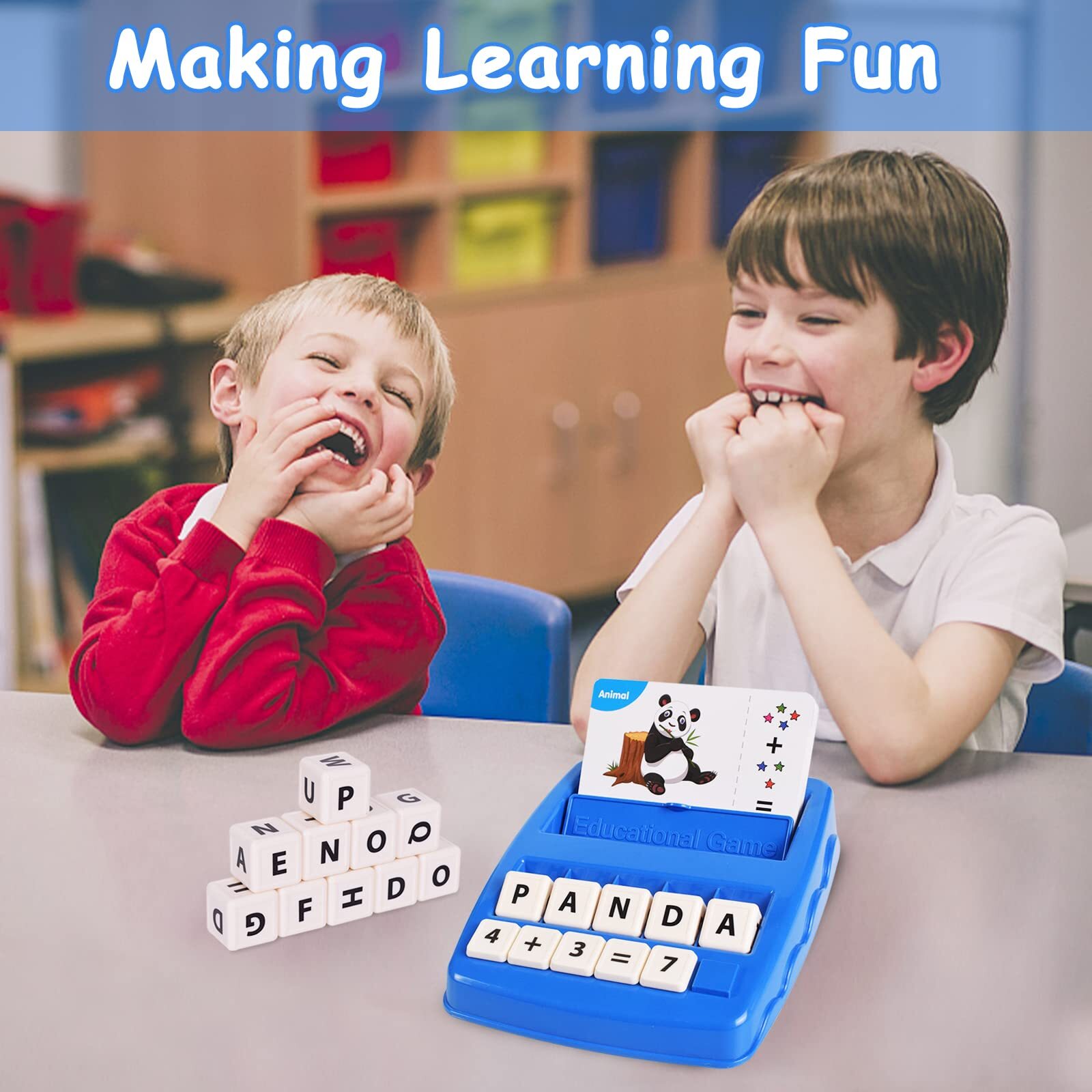 Educational Toys Matching Letter Spelling Math Game ABC Learning Party Gifts