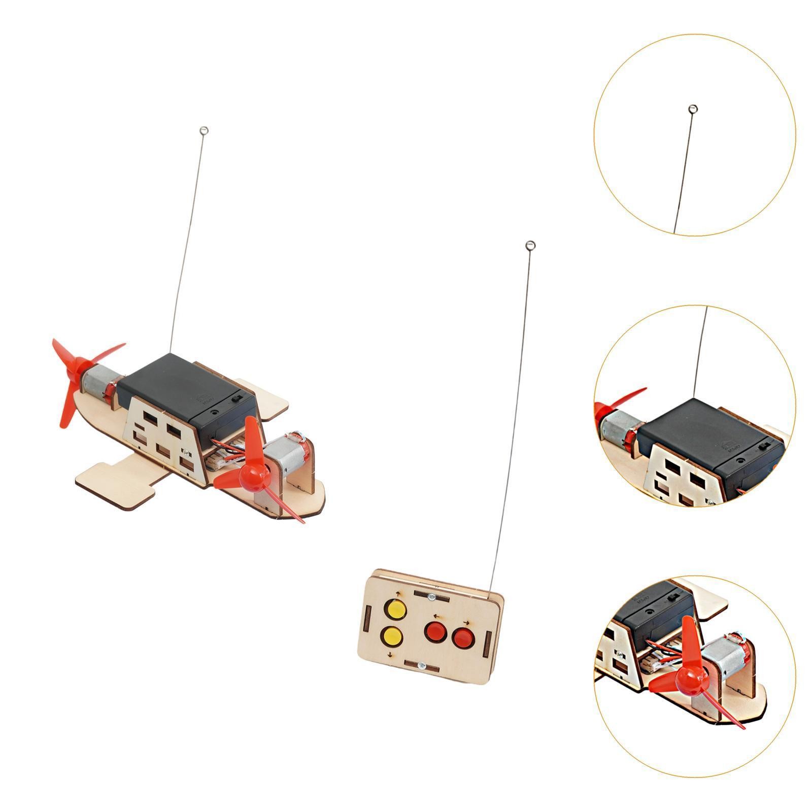 DIY Manual RC Boat Assembly Ship Model Kit Educational Science Experiment Kit