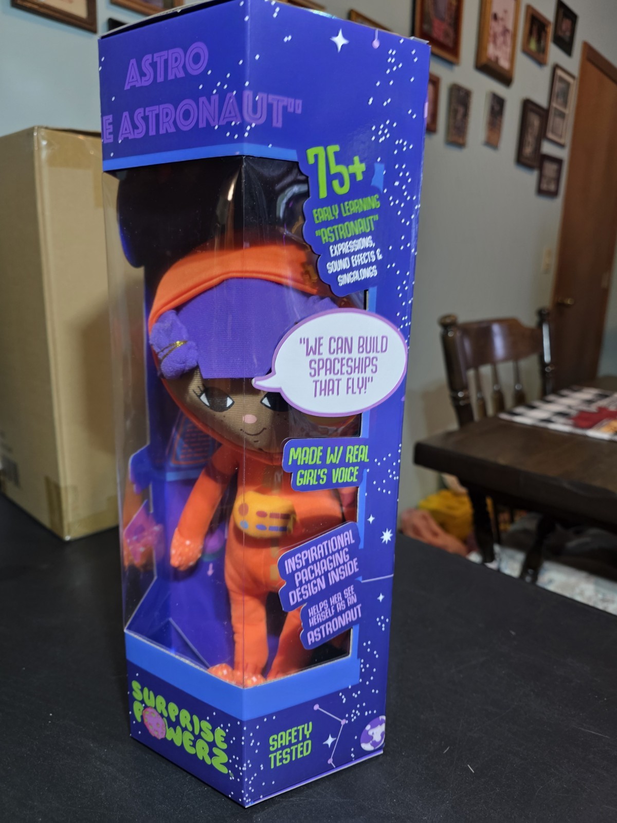Surprise Powerz Astro the Astronaut Educational Talking STEM Plush Doll New
