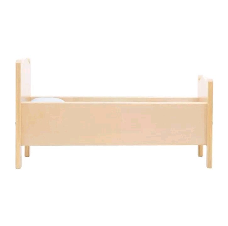 Kaplan Early Learning High Quality Wooden Doll Bed