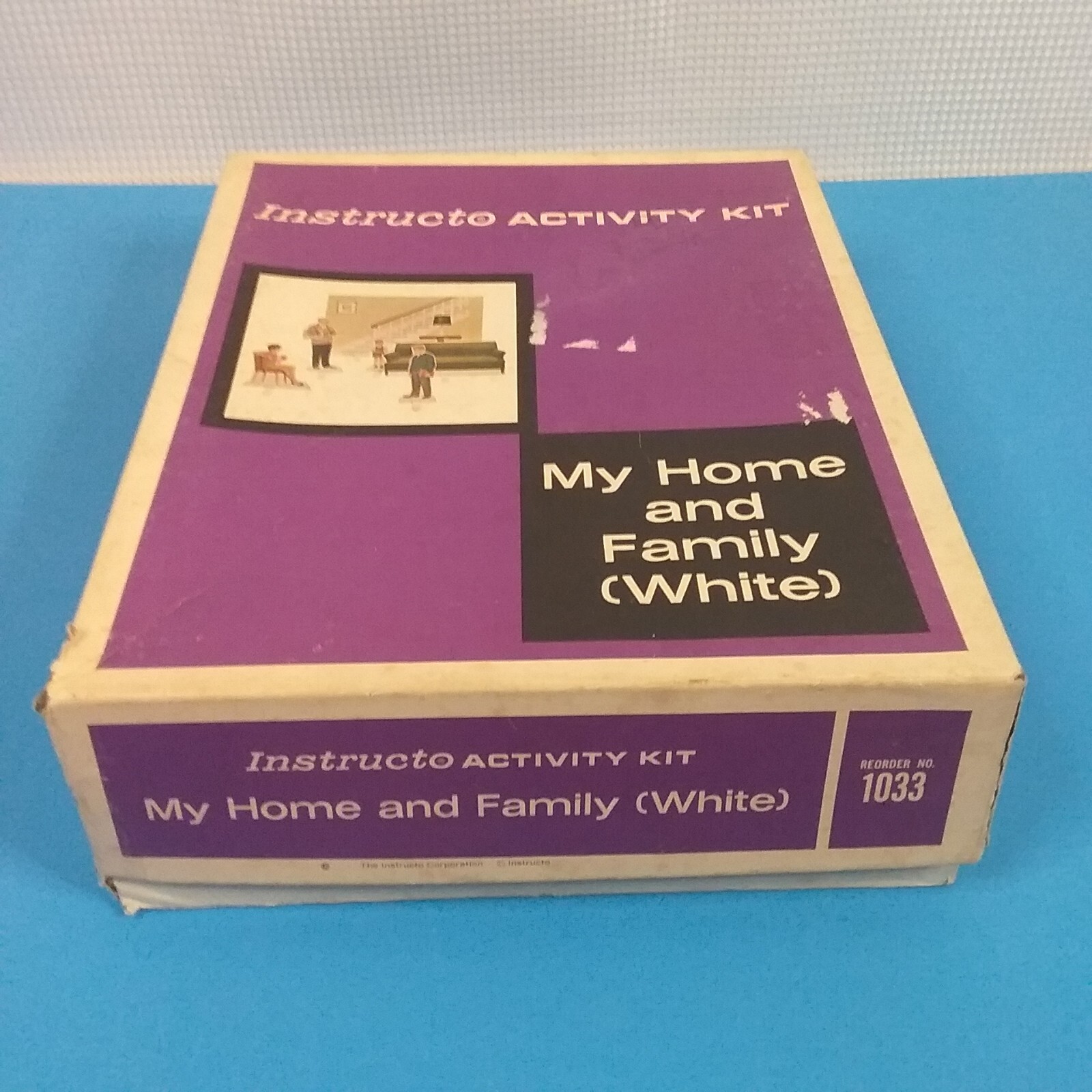 Vintage 1960’s Instructo Activity Kit My Home & Family (white)