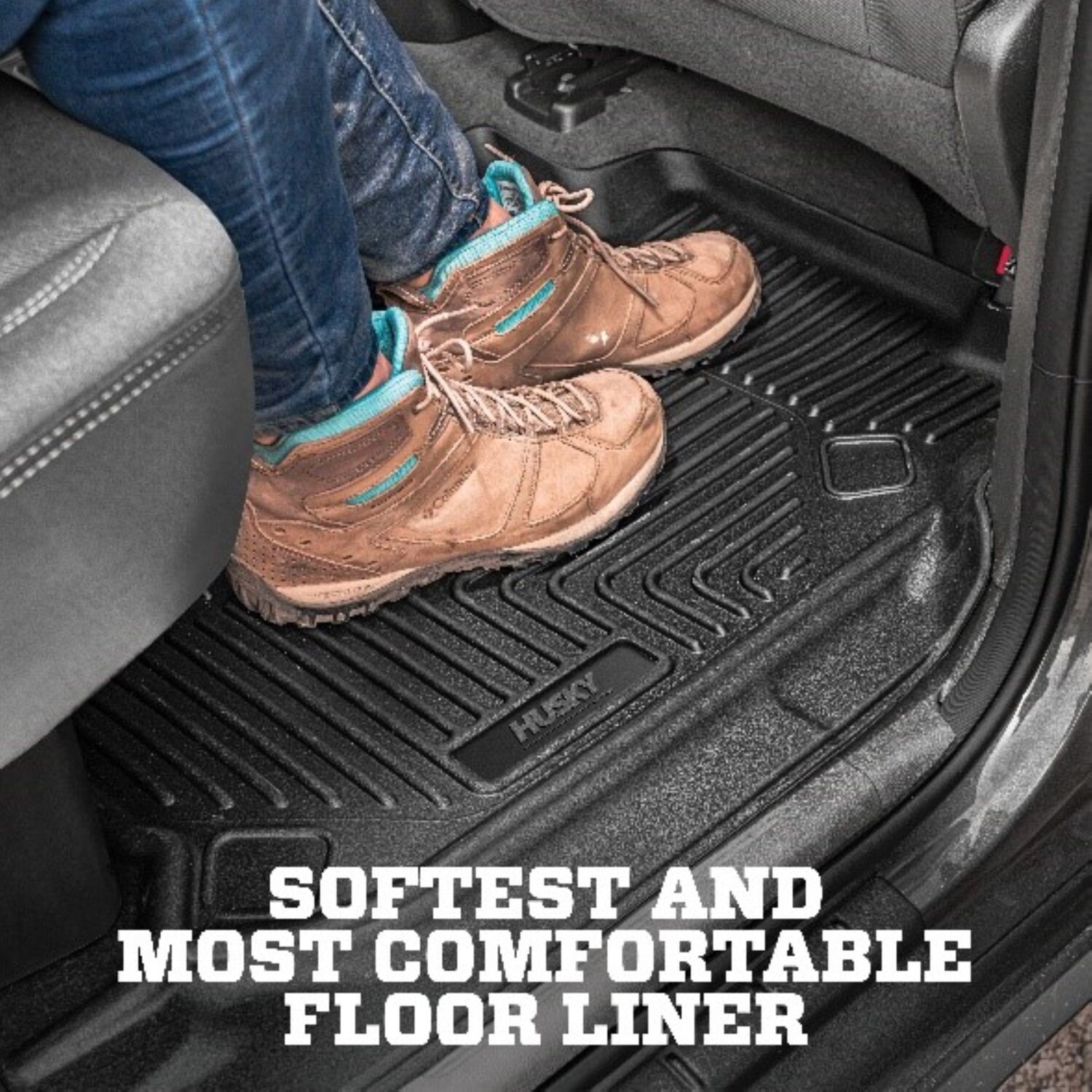 1216 Super Duty F250/F350/F450 E X T/Super Cab/Crew Cab X Act Floor Liner Black