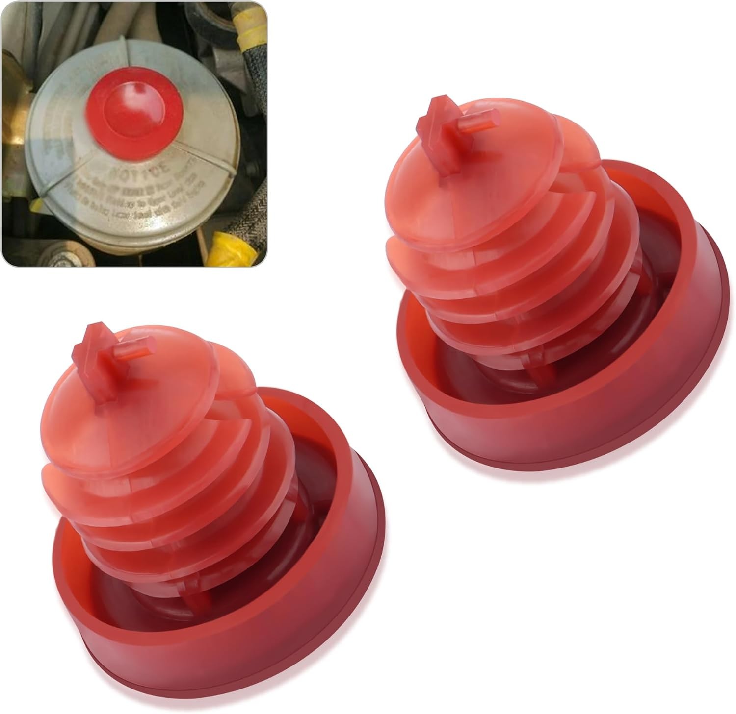 Power Steering Cap Set 2Pc Honda Acura Replacement