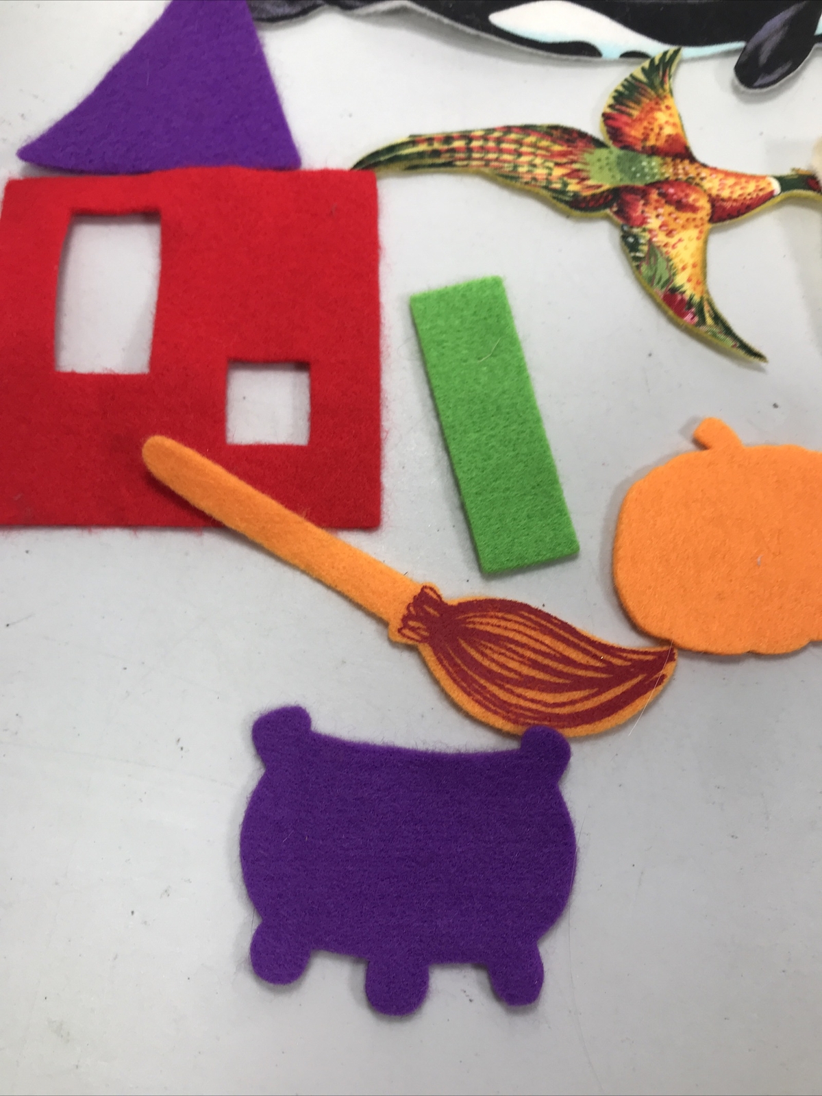 Felt Flannel Pellon Pieces For Storyboard Lot Of 15 Random Lot Crafts