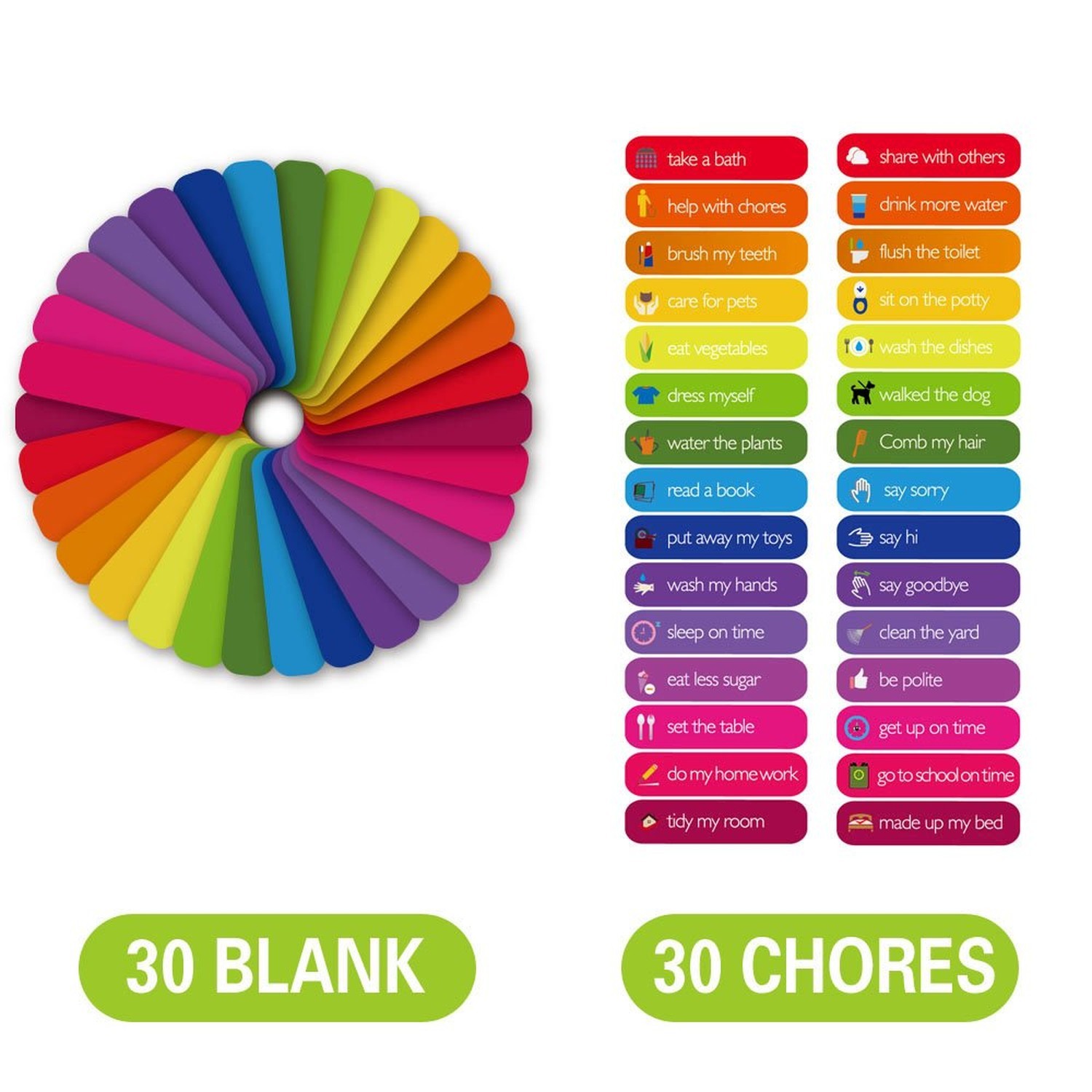 Magnetic Reward Behavior Star Chore Chart for One or Multiple Kids, Includes …
