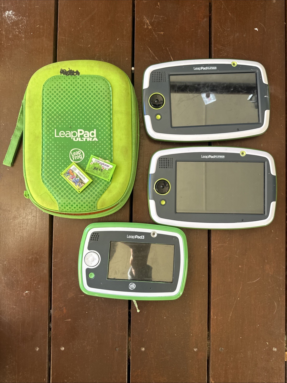 1 LeapPad3 And – 2 LeapPad Platinum Tablets Bundle – Untested (No Power Charger)