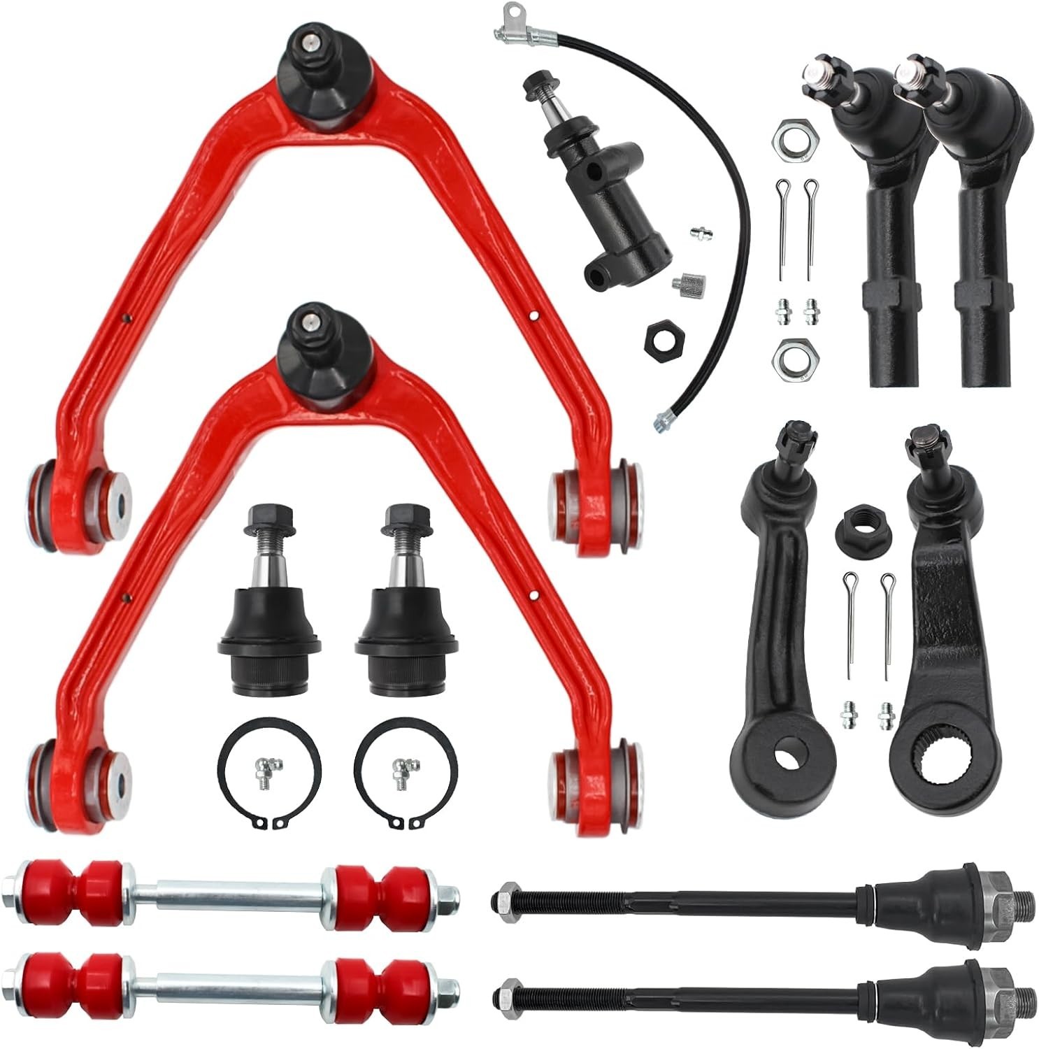 AWD 4WD Front End 13pc Suspension Control Arm Kit,Chevy Silverado GMC Sierra1500