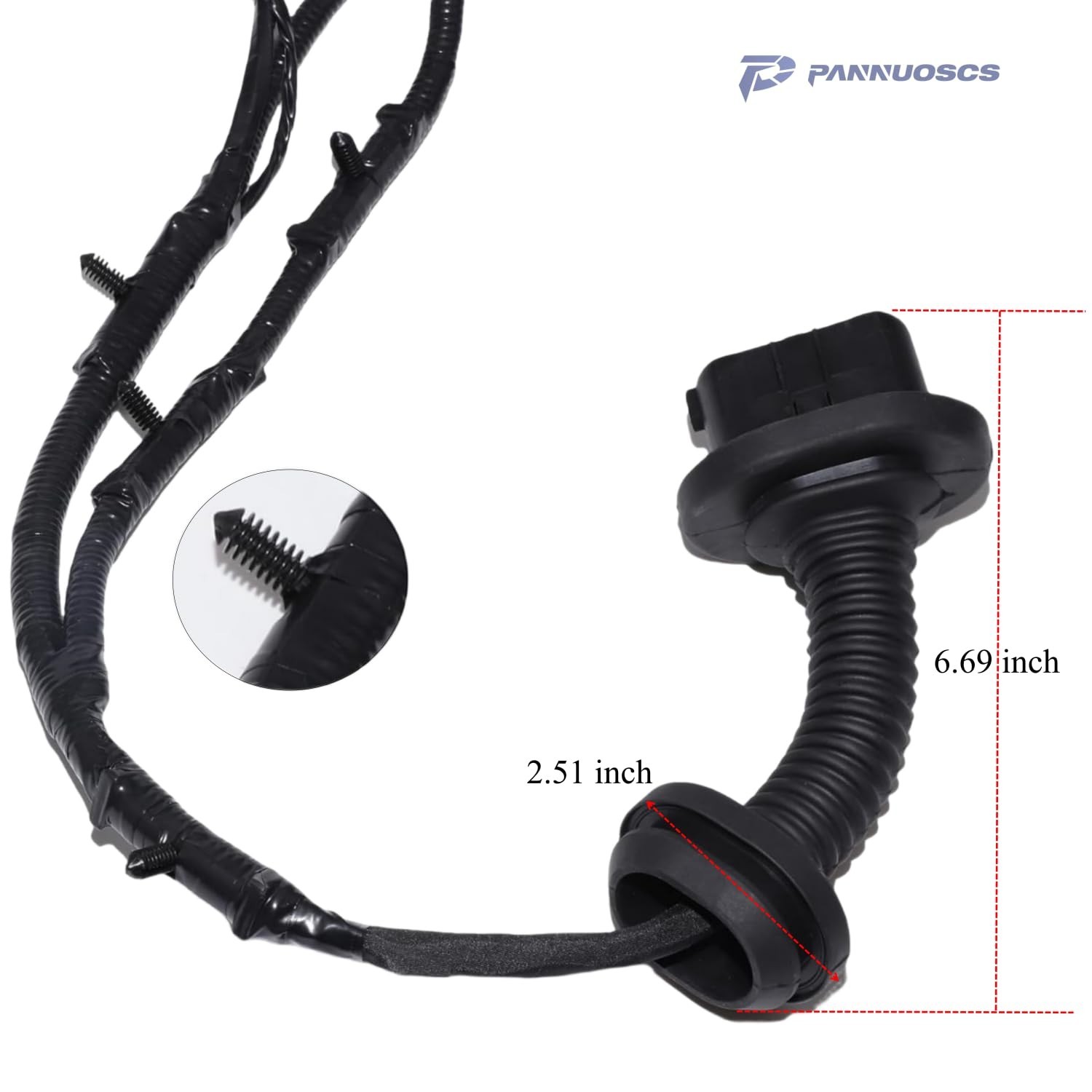 Rear Driver Side LH Door Wire Assembly Jumper 9L3Z-14631-CAA Rear Door Wiring…