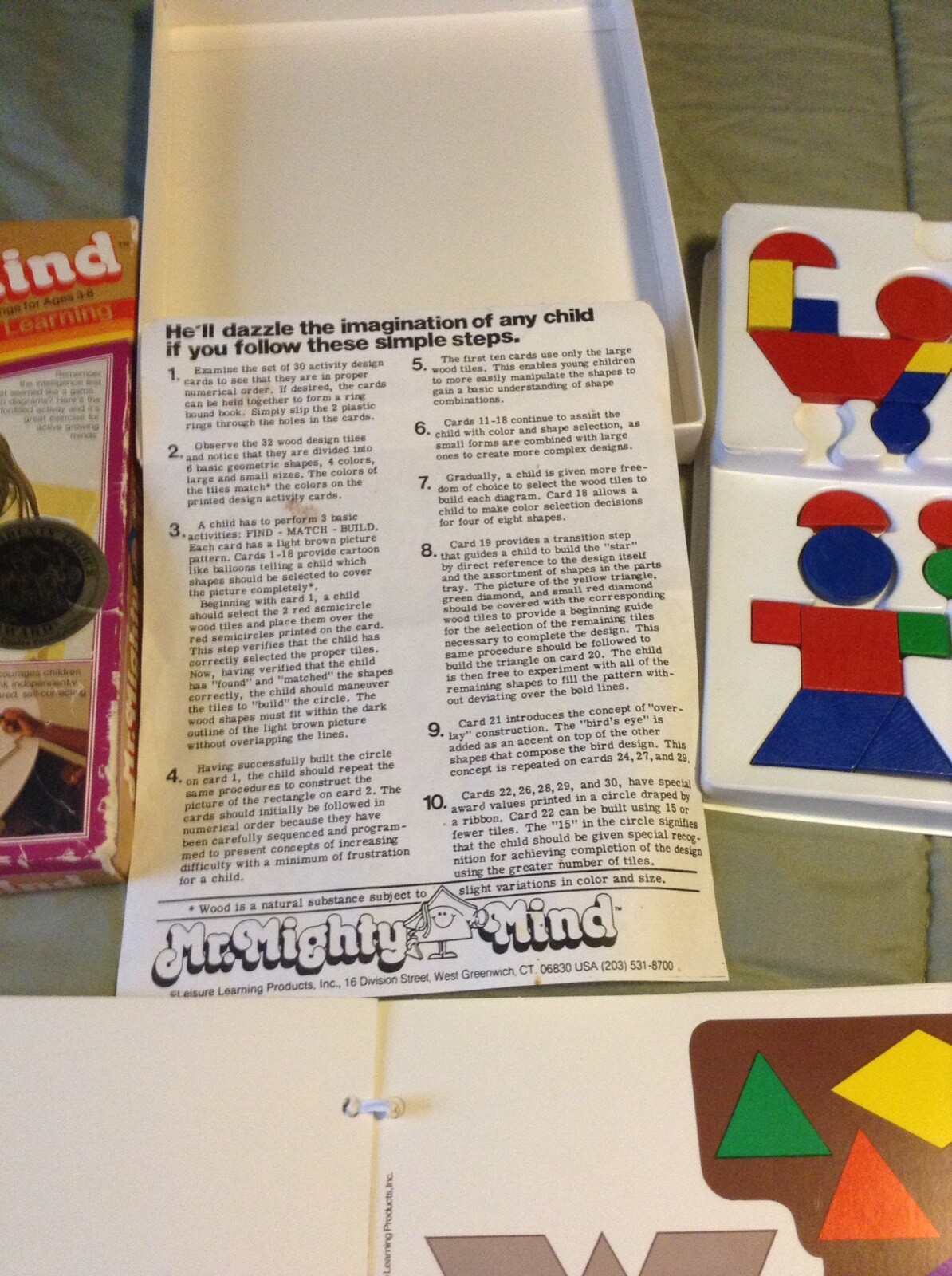 Vintage Mr Mighty Mind Leisure Learning #401 Complete
