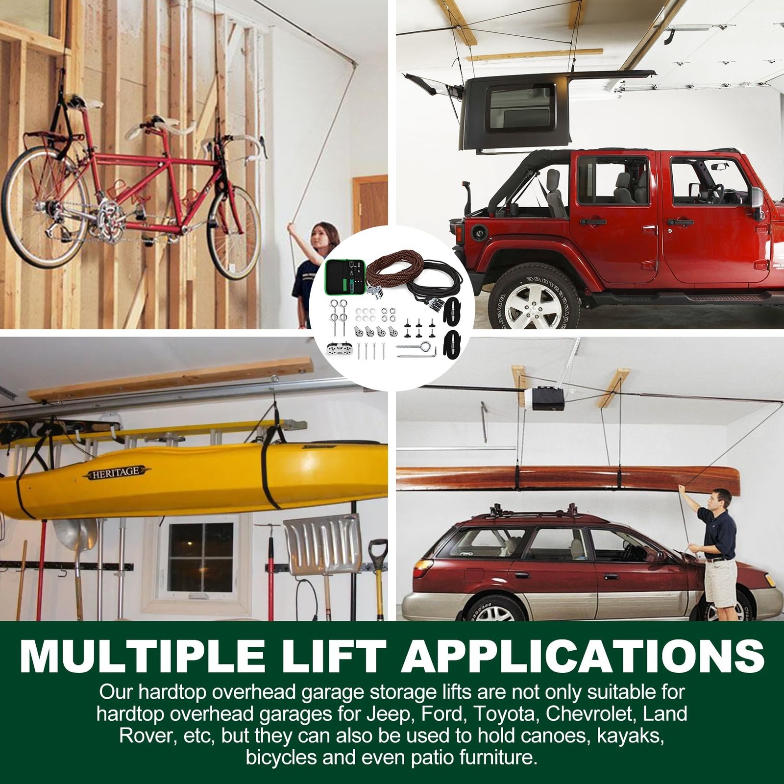 Upgraded Hardtop Removal Lift with Removal Tool Kit,Compatible with All Jeep …