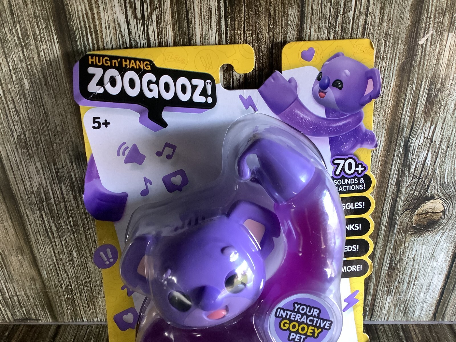 ZOOGOOZ HUG n HANG PURPLE KOALA – KOOMI KOALA SEALED NEW