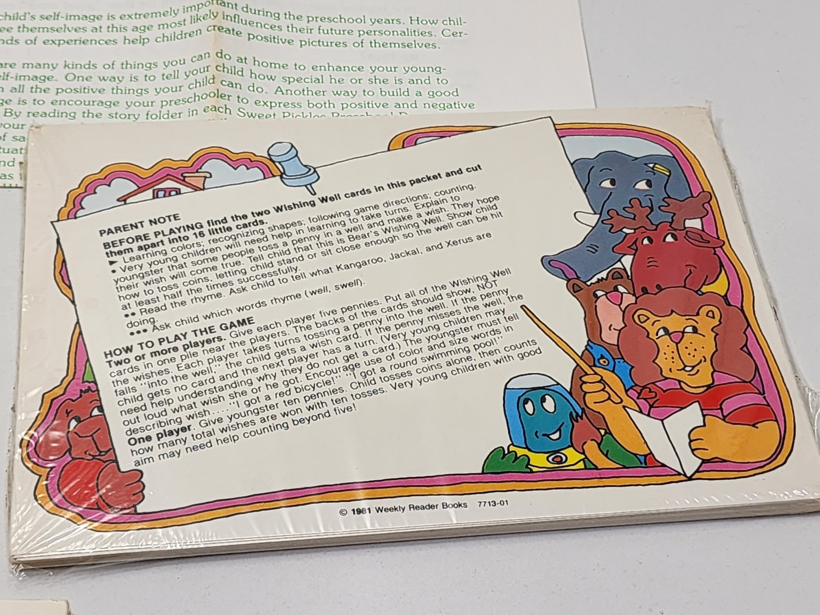 Sweet Pickles Preschool Program Bus Sealed Fishing Trip & Finger Plays Rhymes