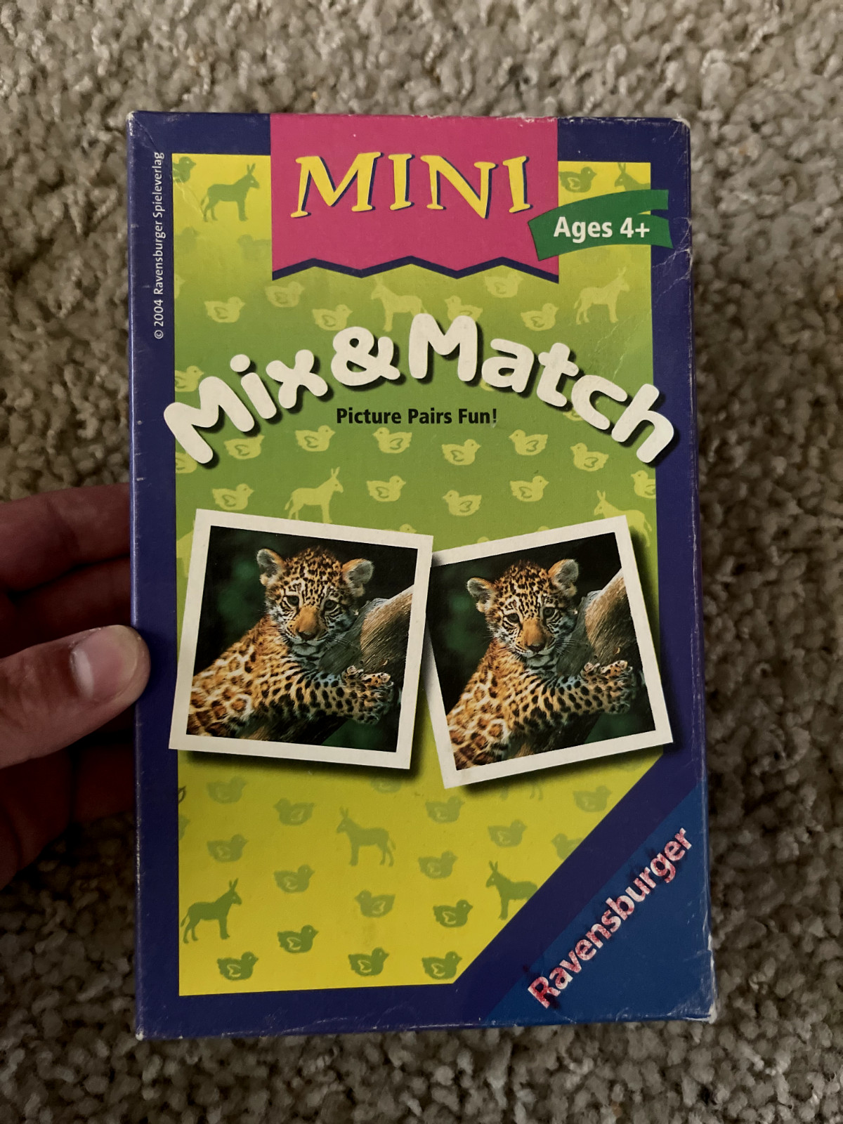 Ravensburger VTG Mix & Match Picture Pairs Fun – Animals Children’s Memory Game