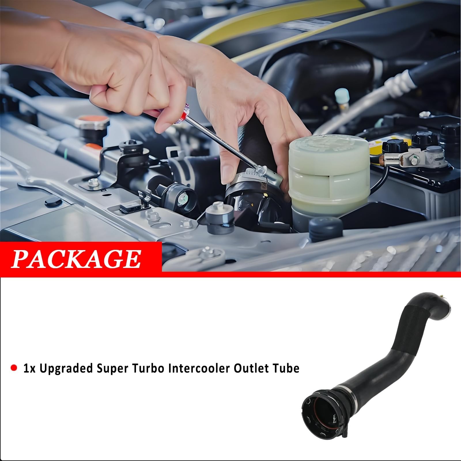 Upgraded Super Turbo Intercooler Outlet Tube Hose Duct for Ford F-250 F-350 F…