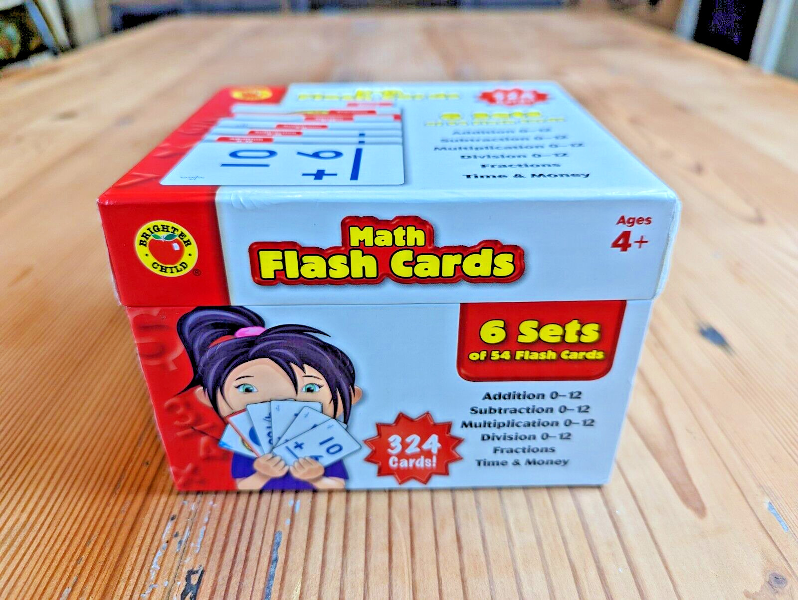 Brighter Child Flash Cards Math Time and Money Teachers Home School