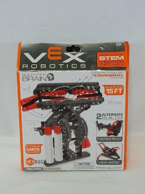 Hexbug Vex Robotics STEM Starter Construction Set CROSSBOW With 2 Foam Darts