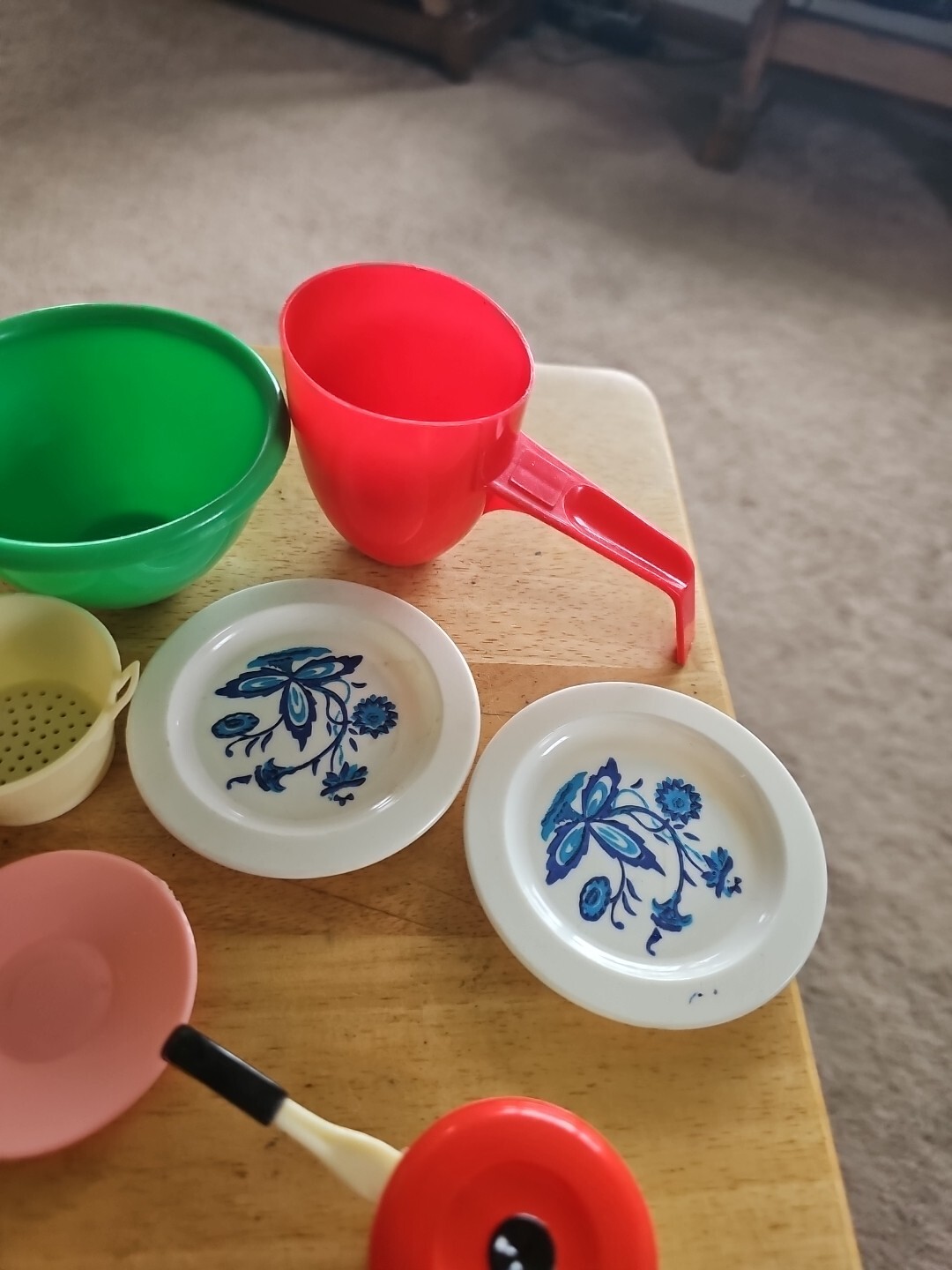 Children’s Kids Play Kitchen Lot 20pc Set, Cups, Utensils, Pans & More. Plastic