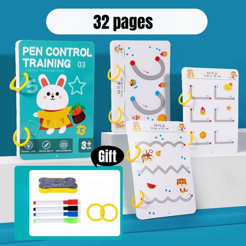Magic Tracing Copybook Kids Pen Control Montessori Workbook