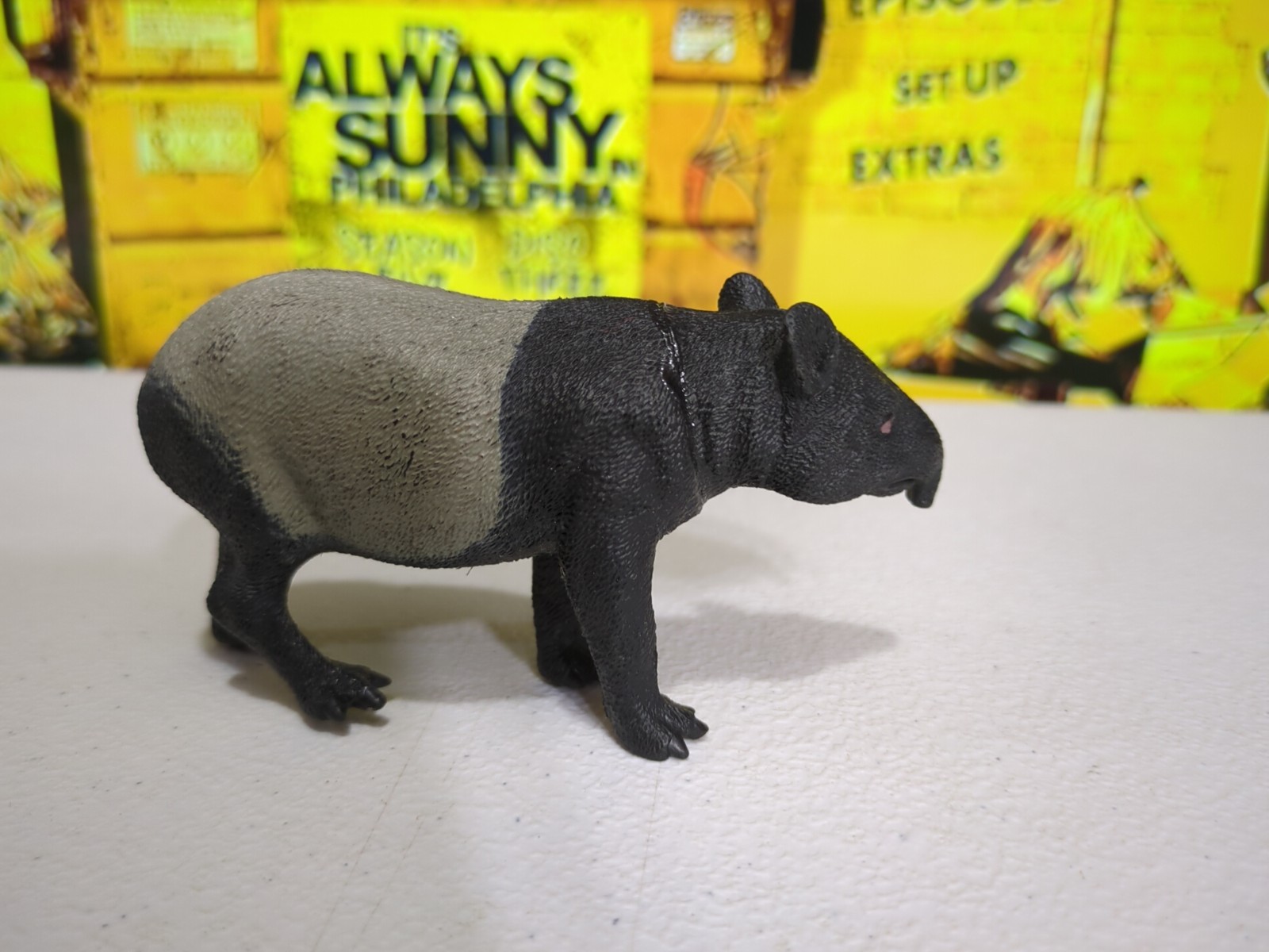 Tapir Malayan, Perseus Blue Plastic Replica 4 1/2-inch plastic