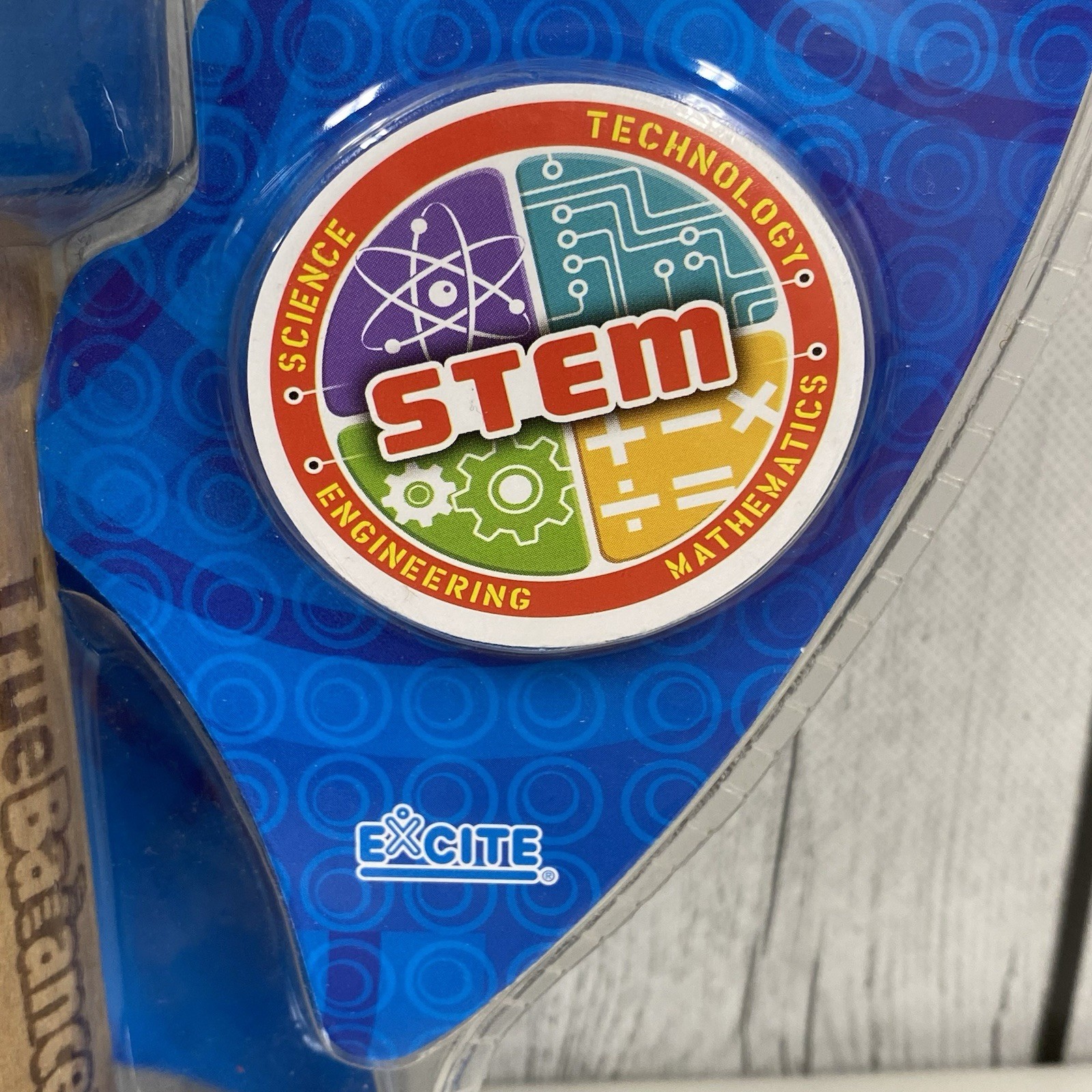 True Balance Coordination STEM Wooden Game Toy Blue Fine Motor Skills By Excite