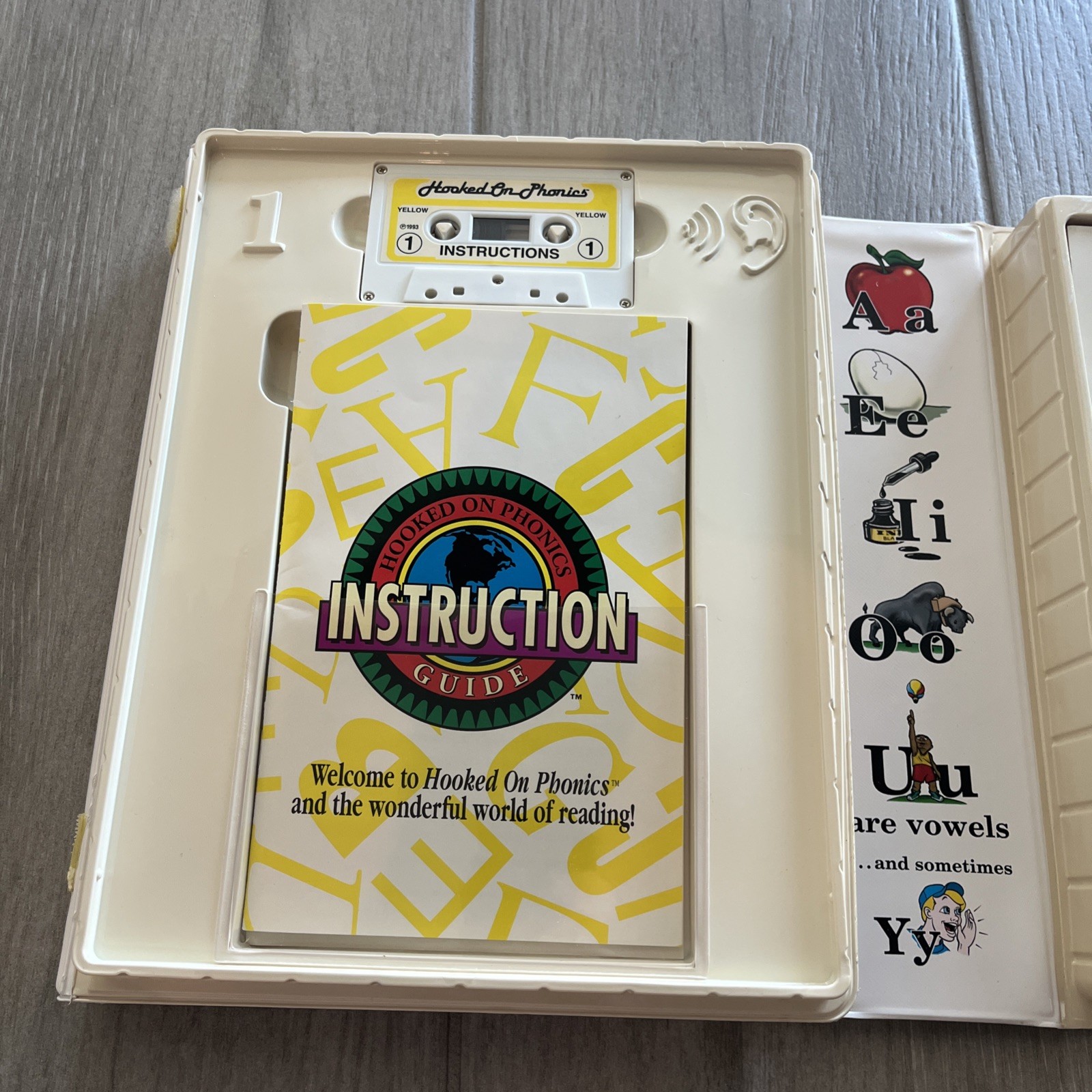 Hooked On Phonics Pre-School Primary Remedial Adult Cassette Tapes Books Cards