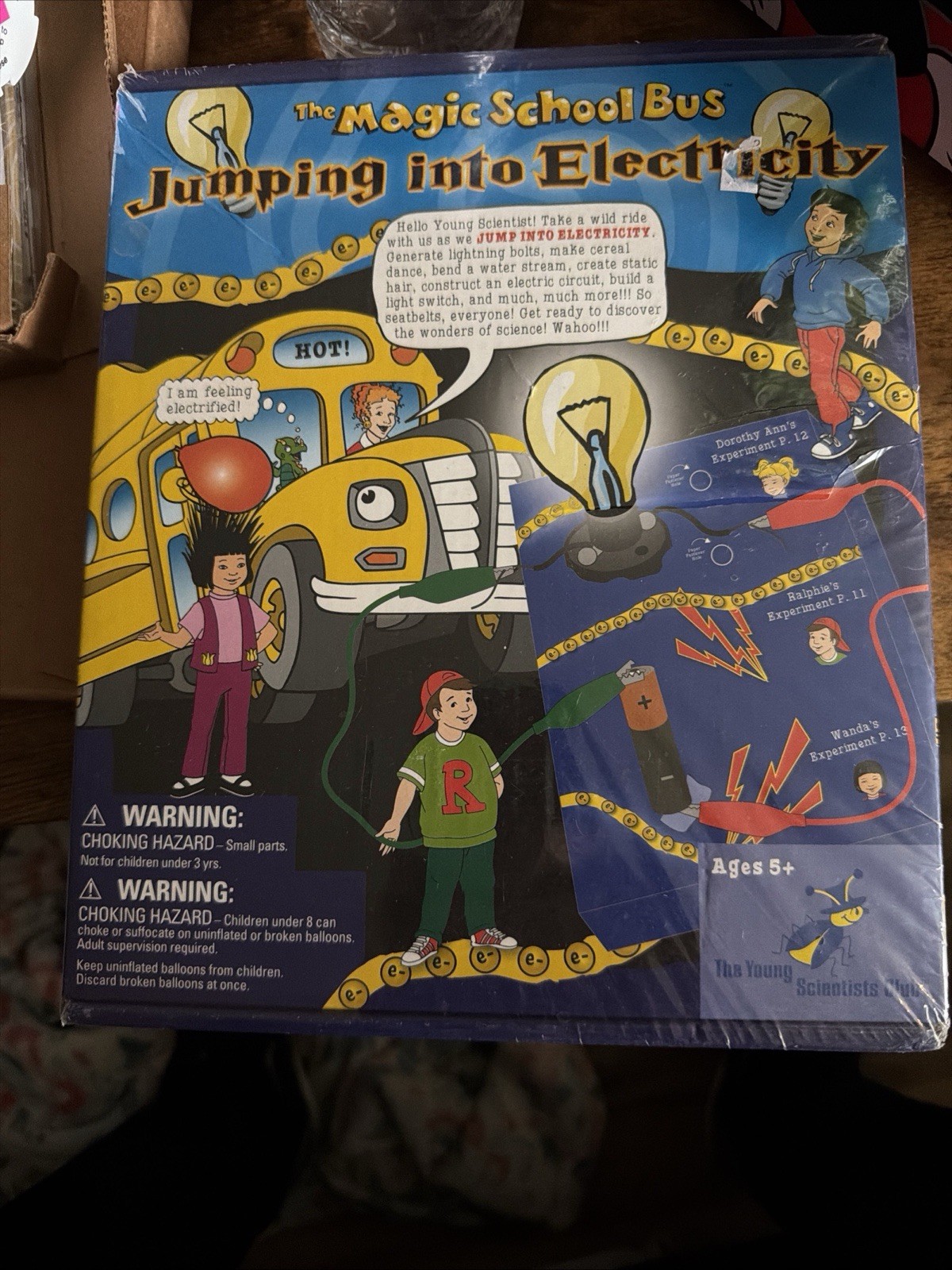 THE MAGIC SCHOOL BUS Jumping into Electricity Kit *NEW & SEALED* Homeschool