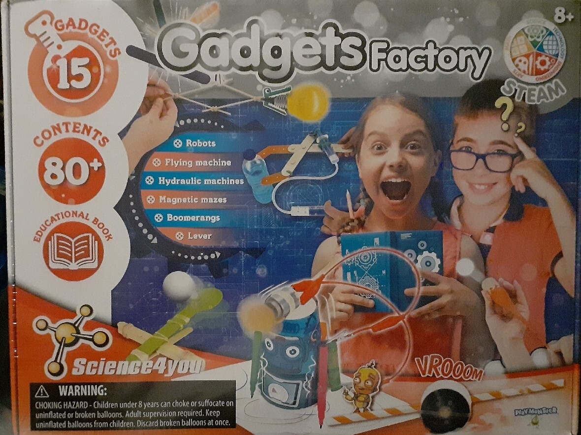 Science4you STEAM Gadgets Factory Experiments Projects Game A8