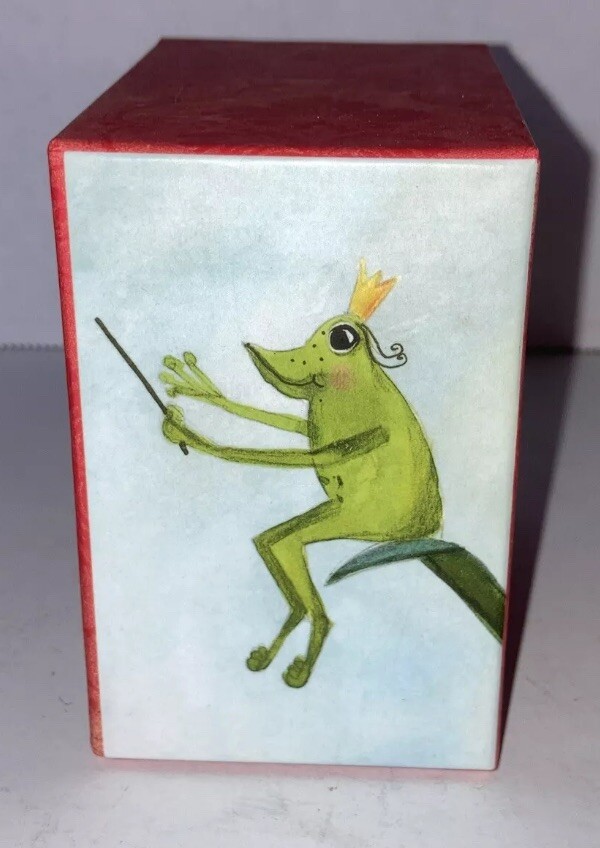 IKEA KVACK Memory & Matching Game – fairy tales – frog/princess/wolf 3.25”-C