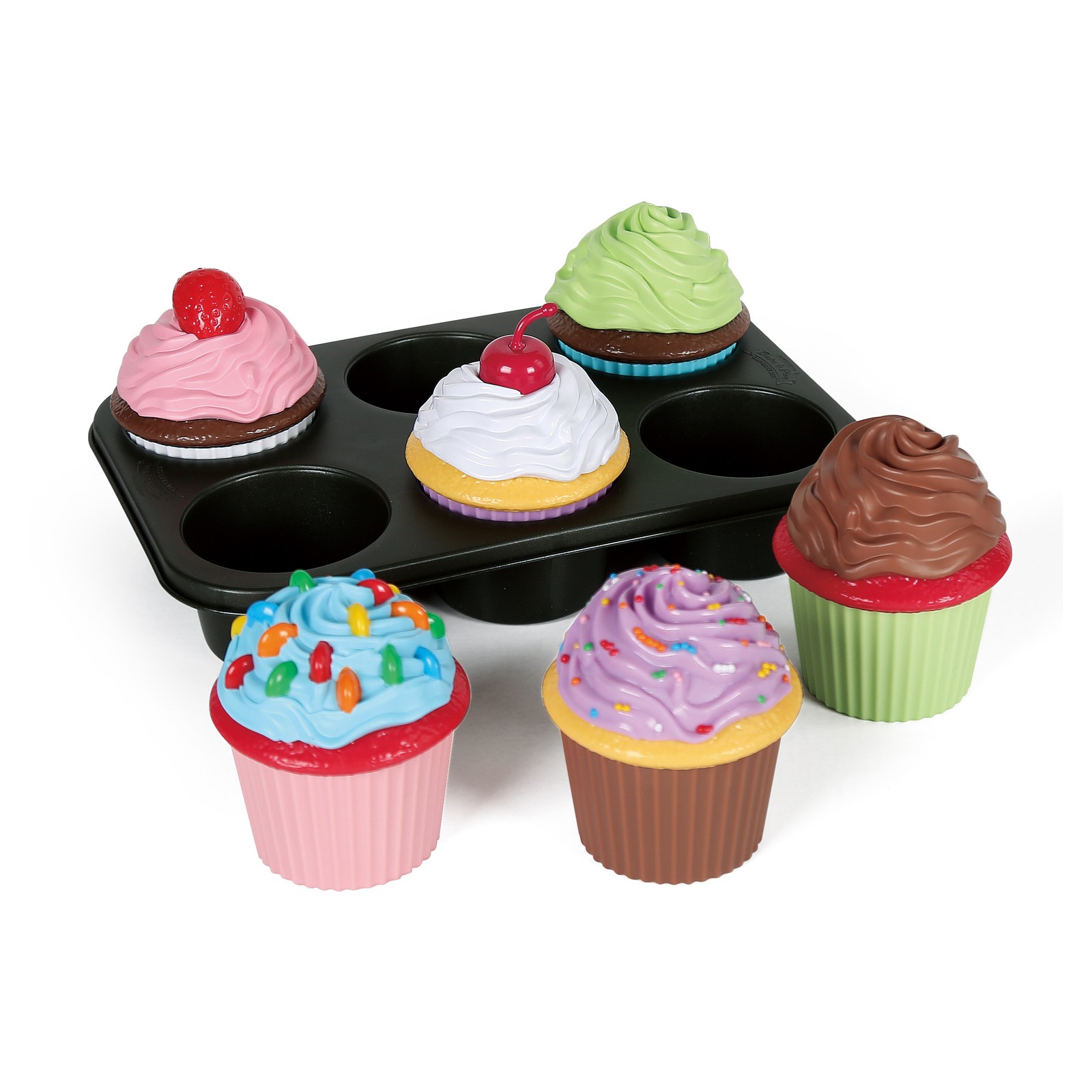 New – Popular Playthings Magnetic Bake & Play Cupcake Set – Ages 3+