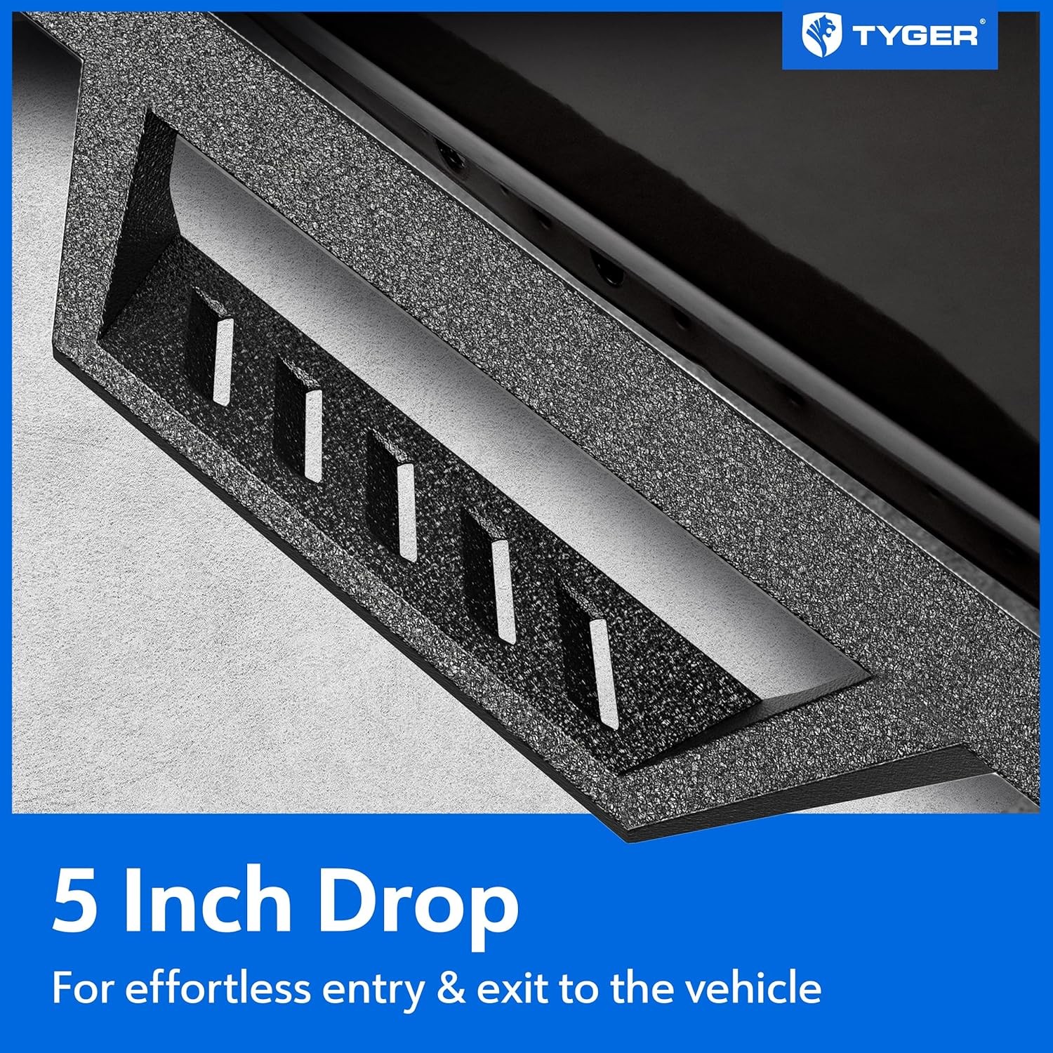 Tyger Auto LanderX Running Board Compatible with 2015-2026 Ford F-150; 2022-2026