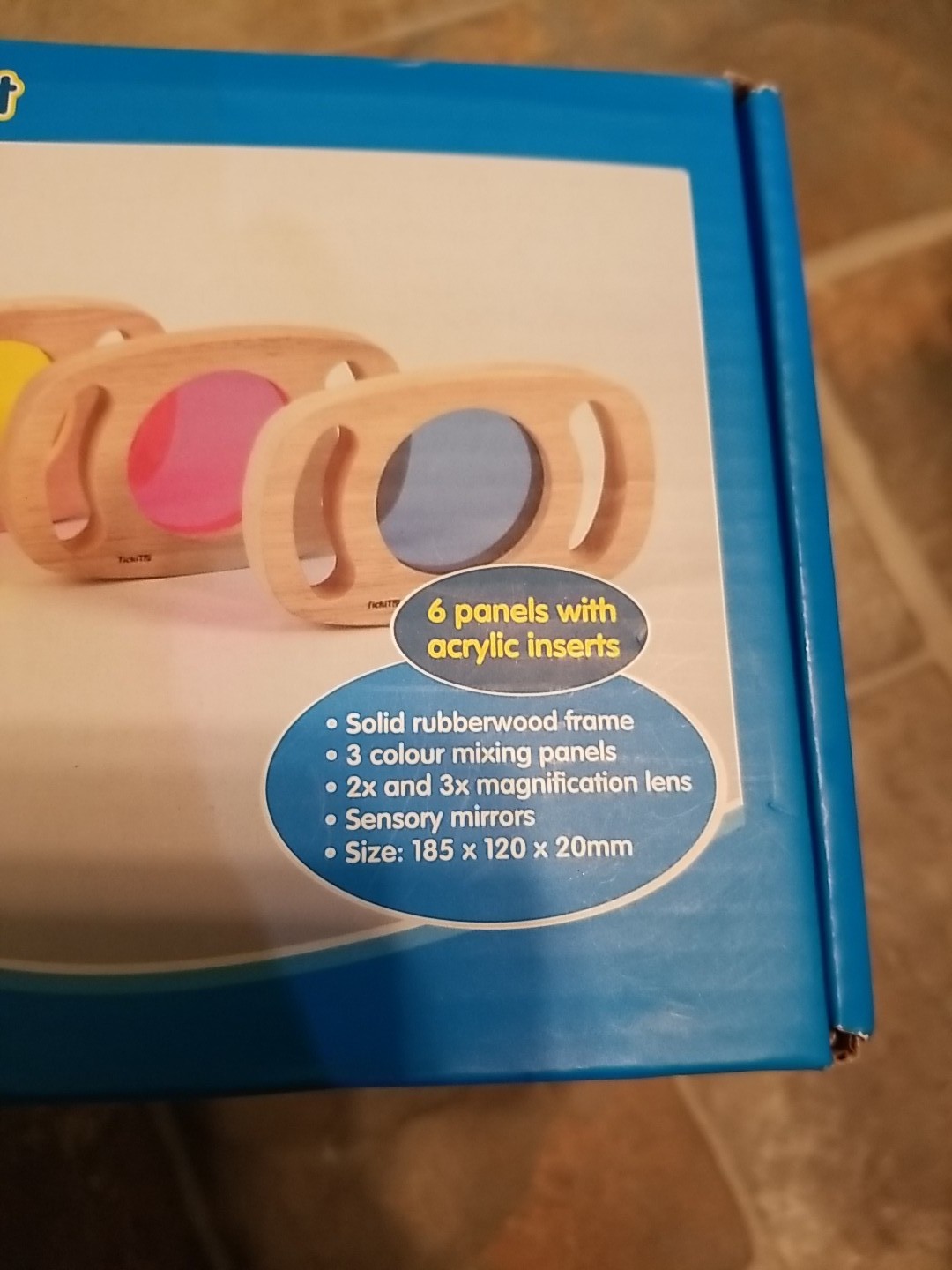 TICKIT Easy Hold Discovery Set w/ Magnifiers & Mirrors 6 Piece Kit Ages 1 Yrs