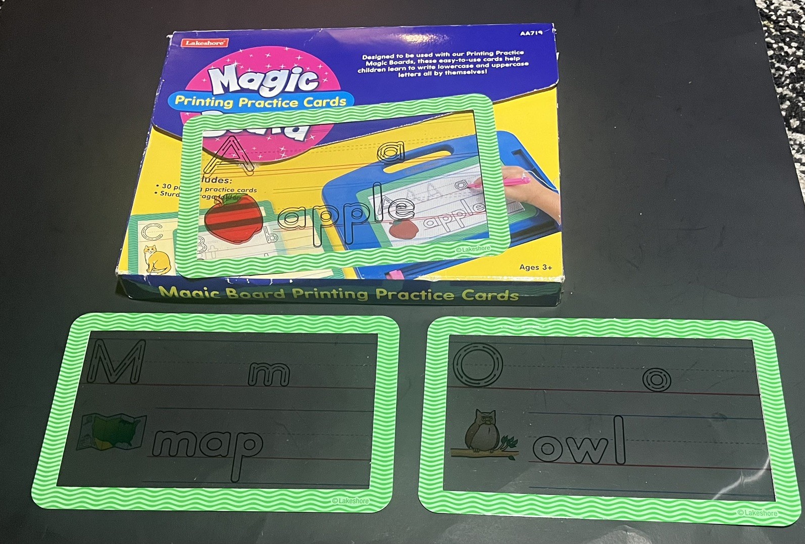 Magic Board Printing Practice Cards Ages 3+ Preschool and Early Elementary Read
