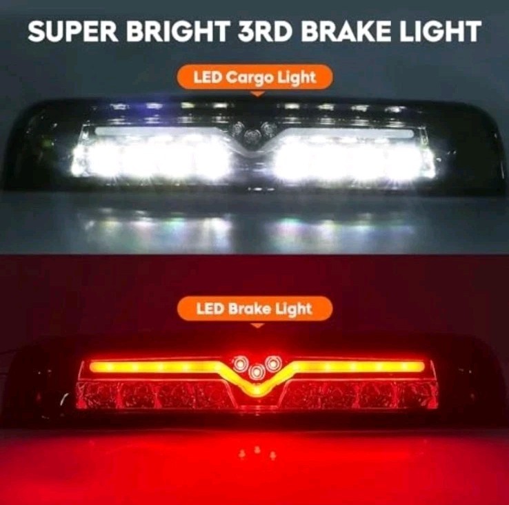 Tail Light + 3rd Brake Light for Dodge Ram 1500 2009-2010, Ram 2500 3500 2010, R