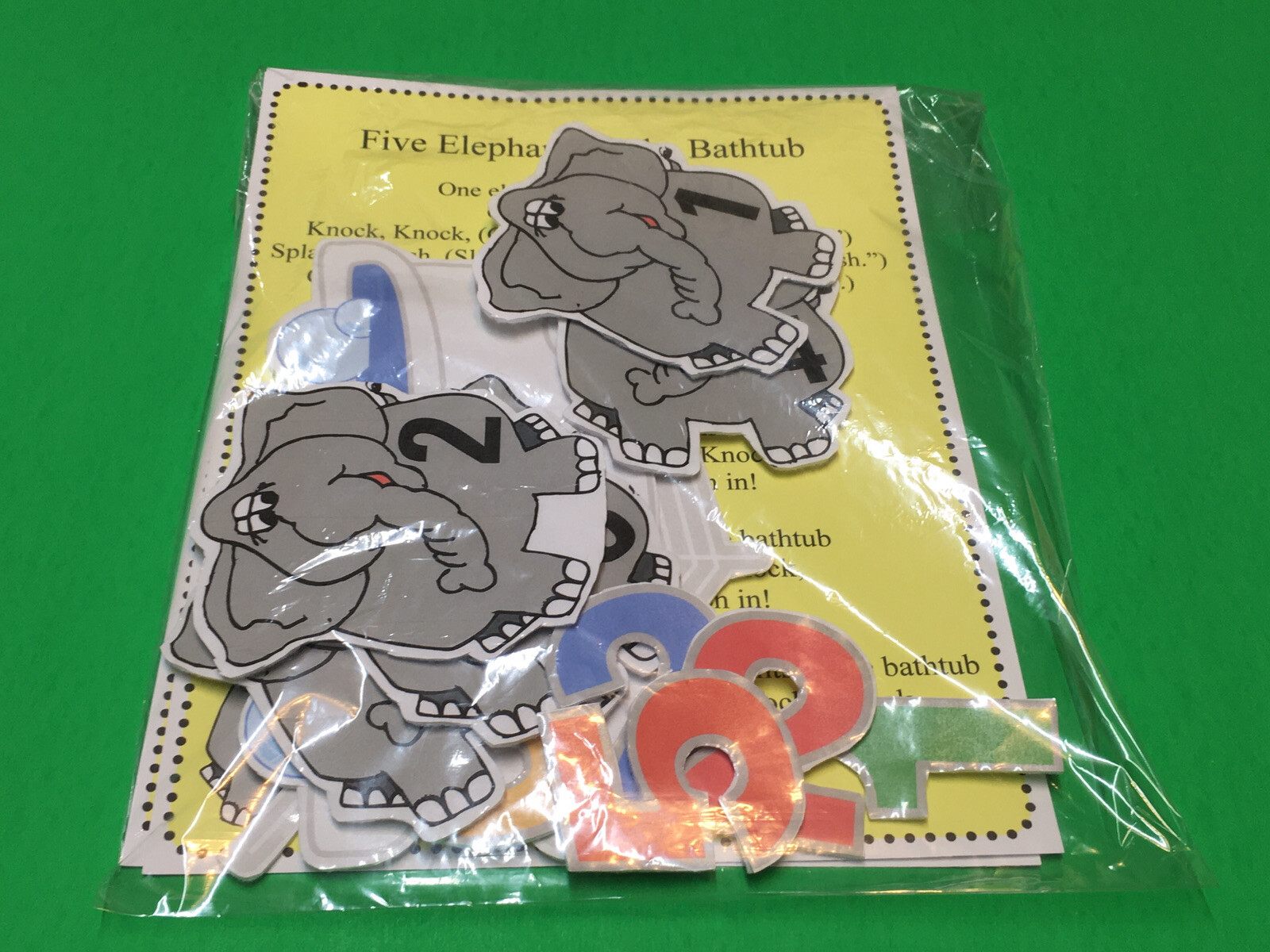 6 Precut Story Flannel / Felt Board Figures Sets 54 pieces