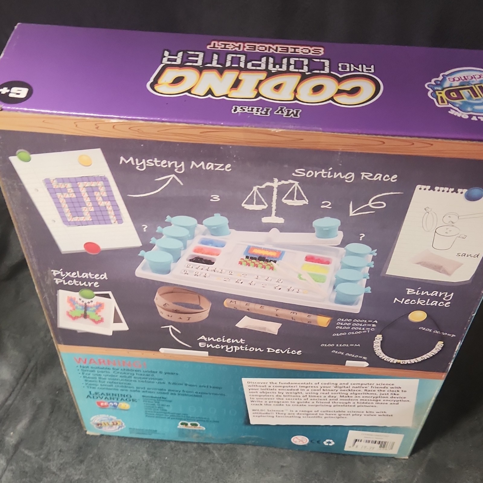 WILD! Science My First Coding & Computer Science STEM Kit, Ages 6+, Multicolor