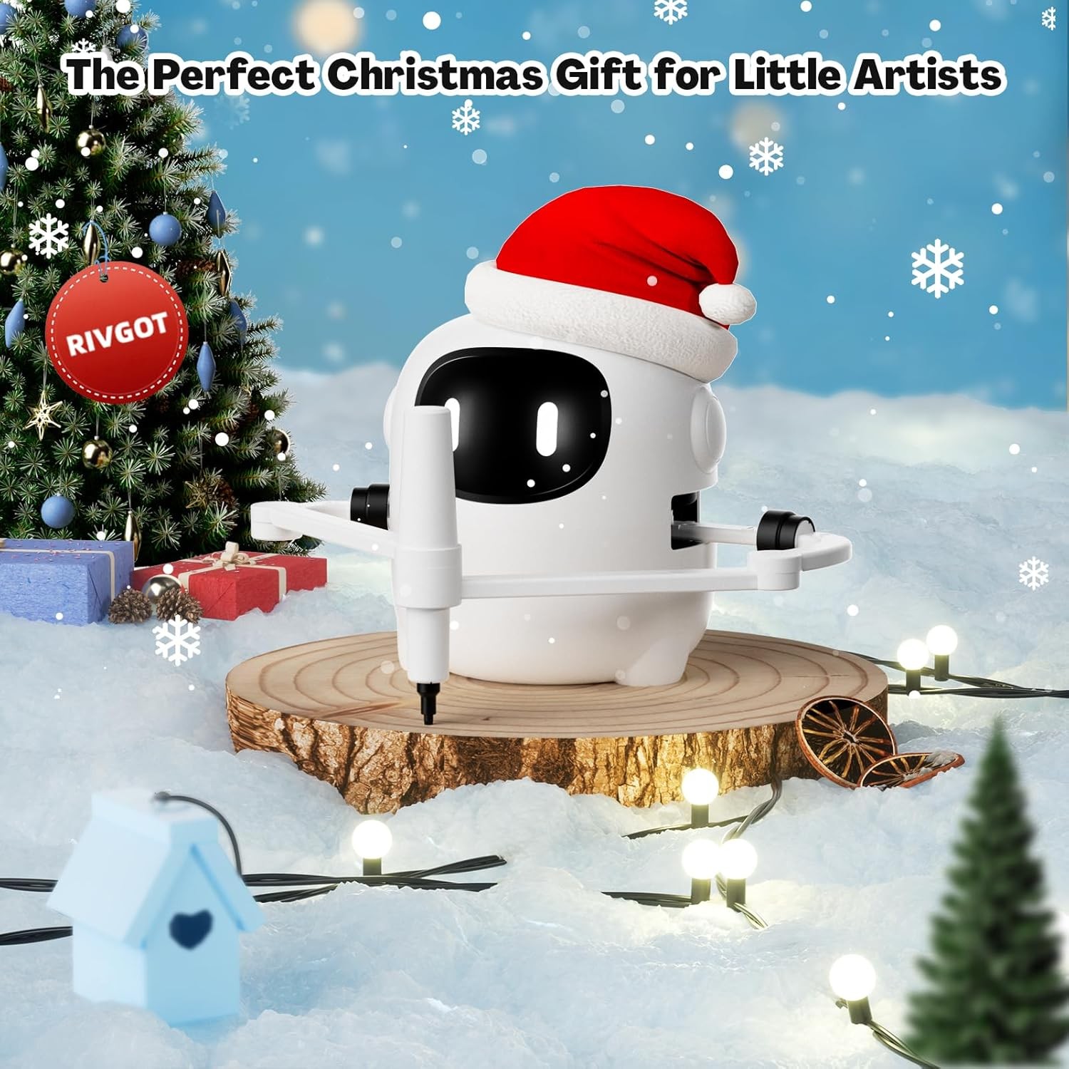 Voice Interactive Drawing Robot with 150 Cards