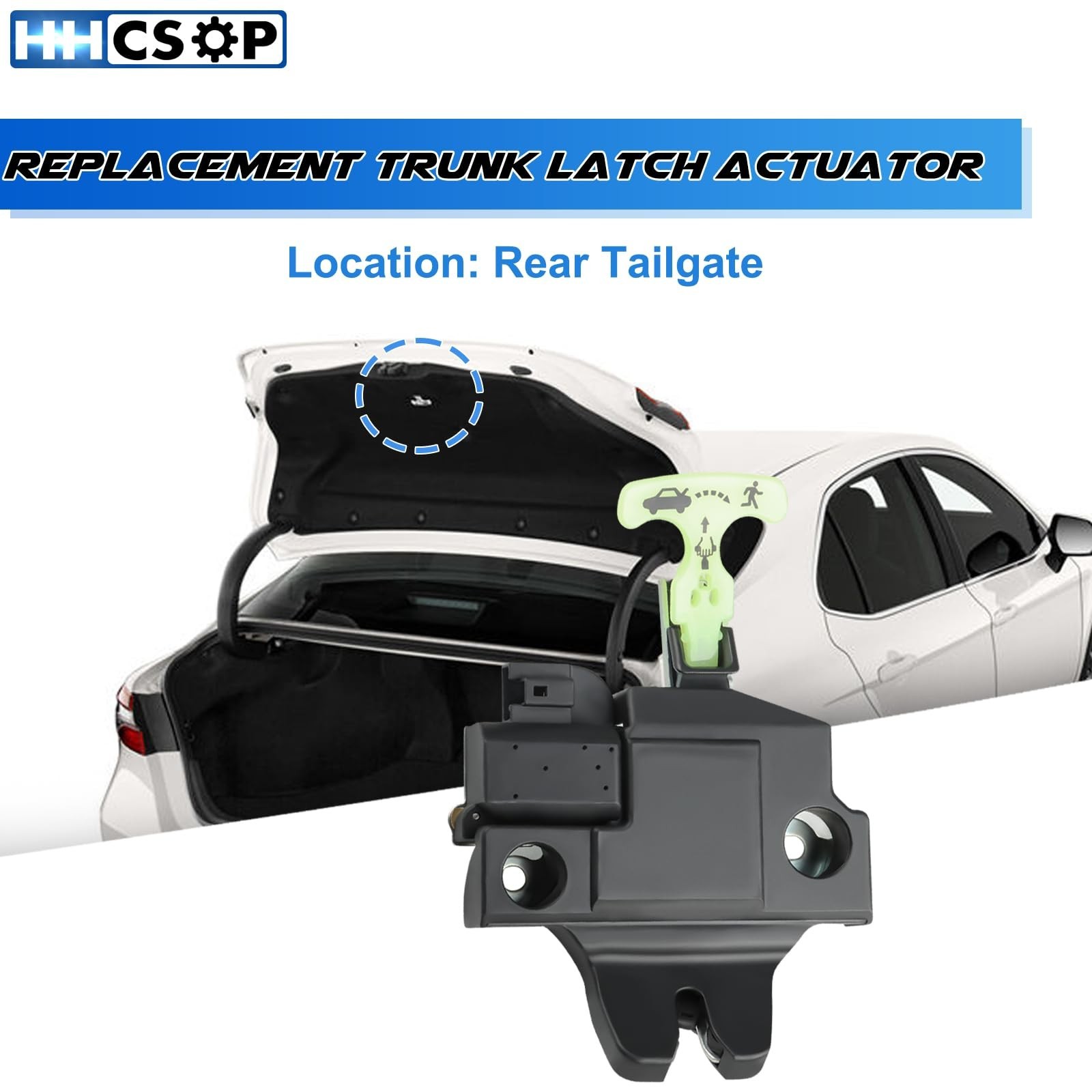 Trunk Latch Actuator Tailgate Rear Door Latch Replacement for Toyota Camry 20…